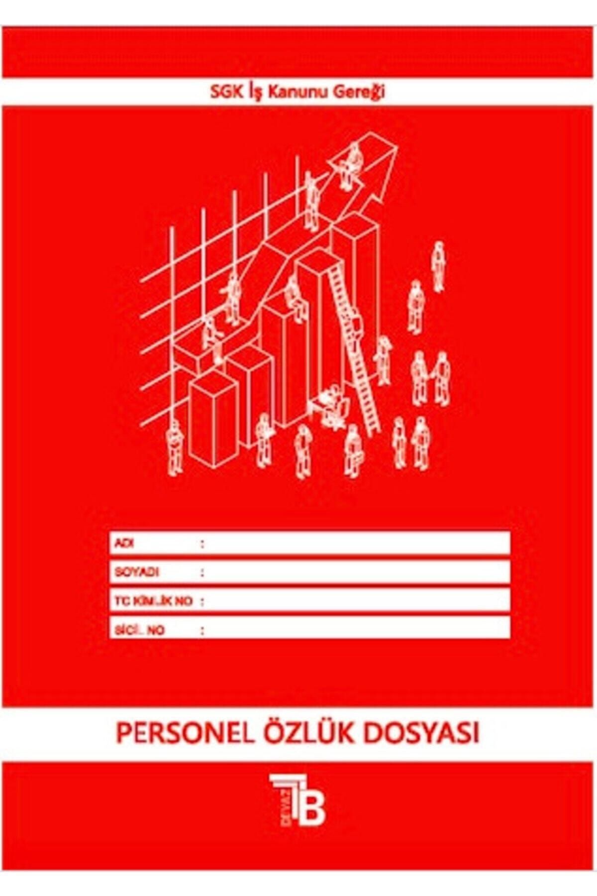 Turuncu Beyaz Personel Özlük Dosyası 25 Adet