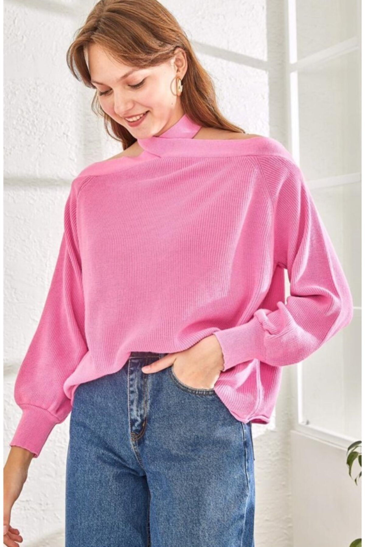 Q Modalidya Zara Model Pembe Kazak