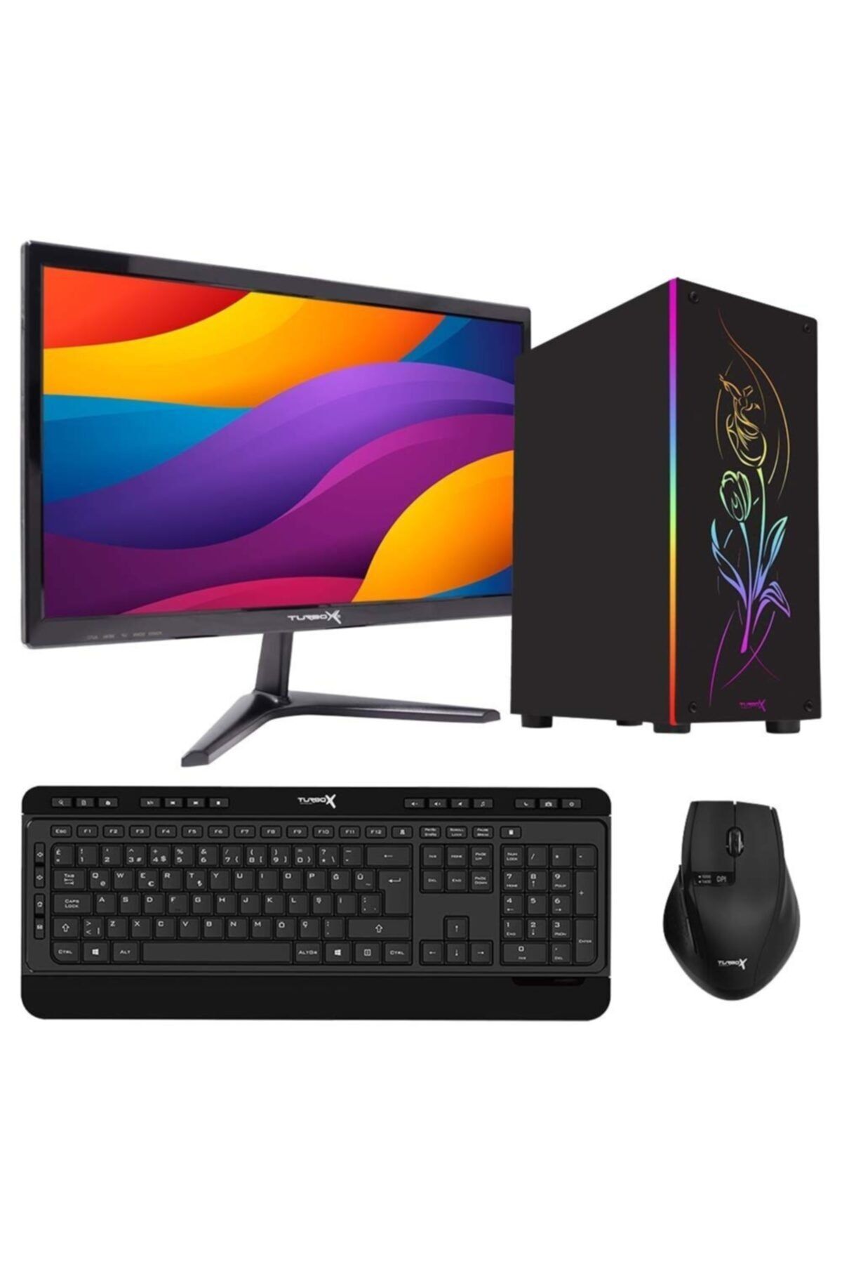 TURBOX Tx1123 I5 650 8gb Ram 128gb Ssd 21.5'' Monitör Masaüstü Ofis Bilgisayarı