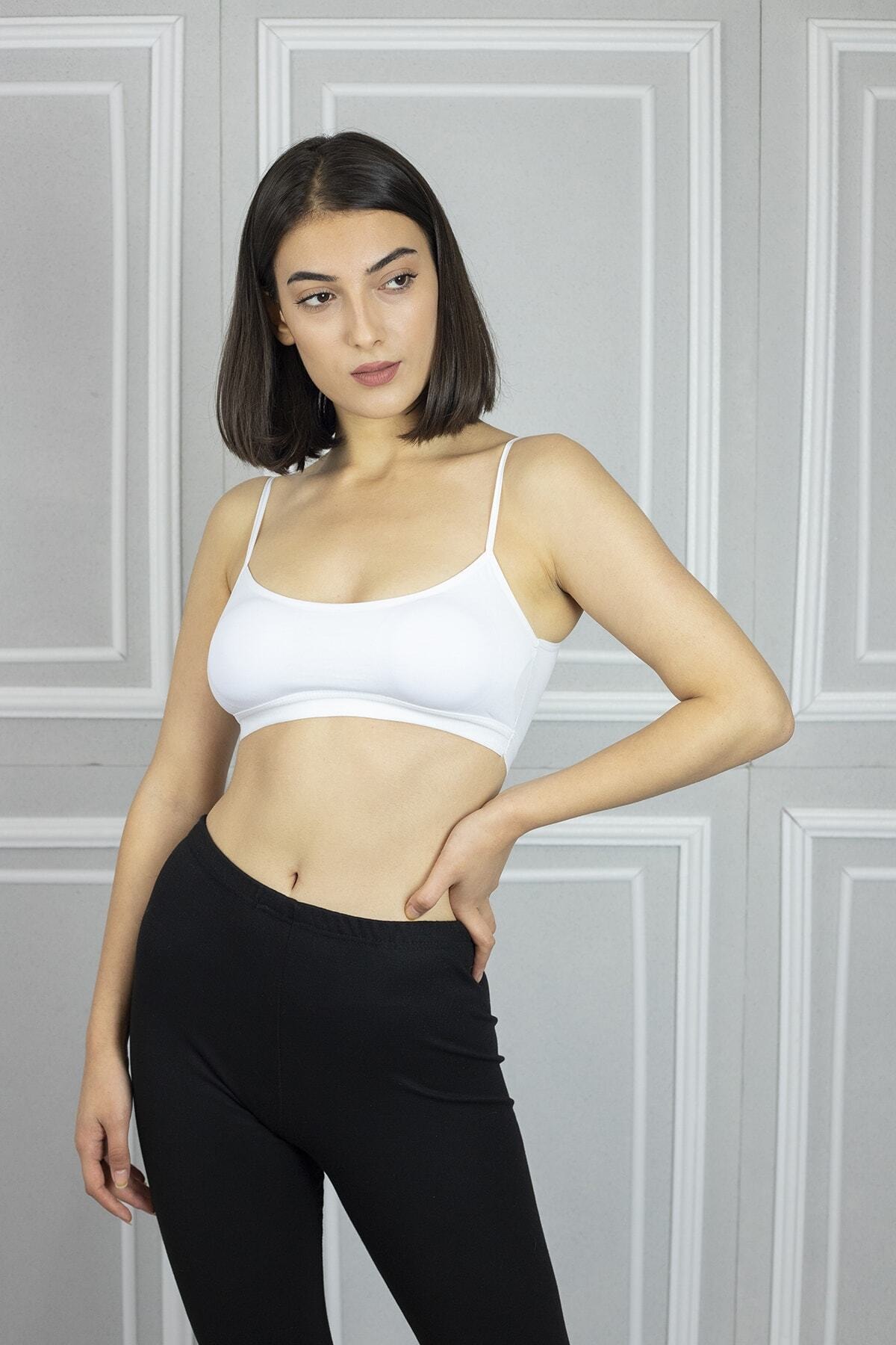 Bellis Kadın Ip Askı Beyaz Pedli Büstiyer