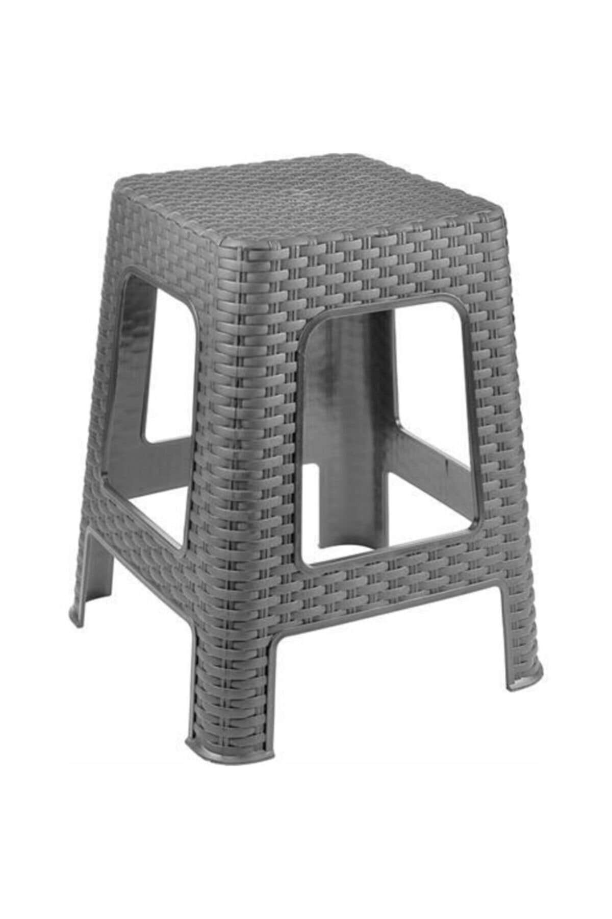 MağazanYanında Big Gri Rattan Tabure 714670 6 lı