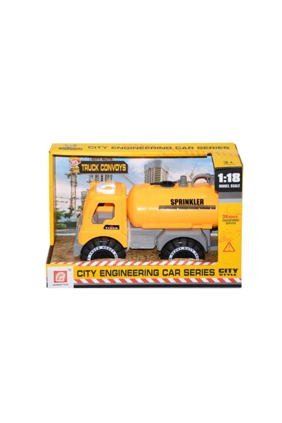 BİRLİK TOYS Su Fışkırtan Inşaat Tankeri 21,5 Cm
