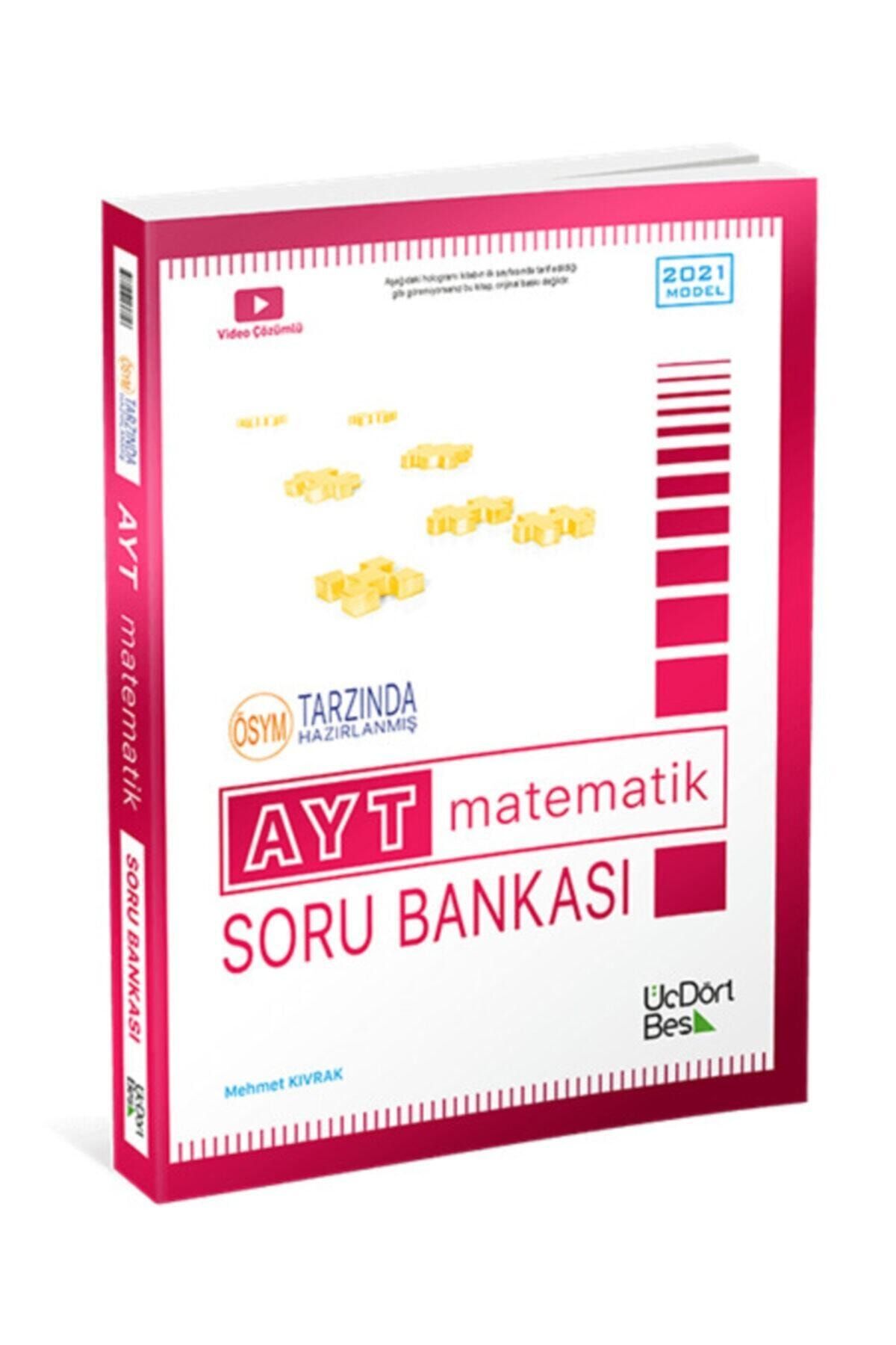 Üç Dört Beş Yayıncılık 2021 345 Ayt Matematik Soru Bankası
