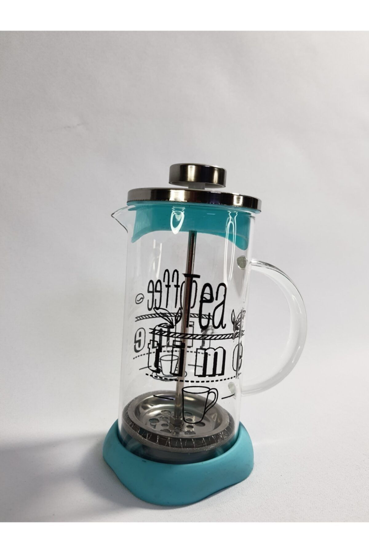 Miraç Işıksanpls. 350 Ml Silikon Tabanlıklı French Press Bitki Demleme Filitre Kahve