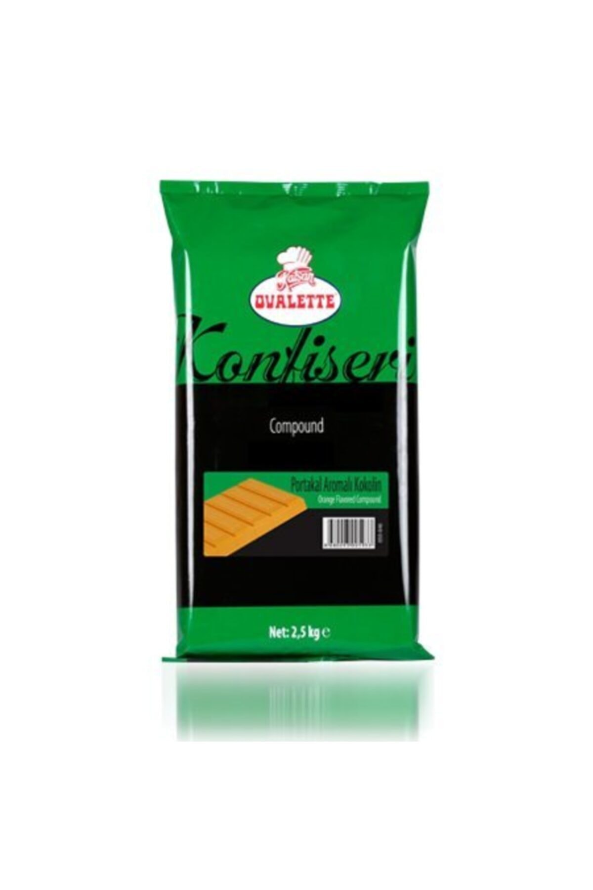 ovalette Portakal Konfiseri Kokolin 2,5 Kg