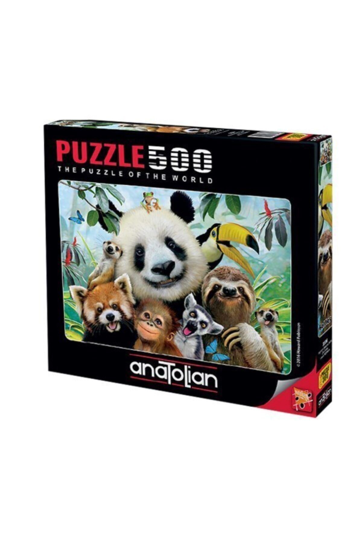 Anatolian Puzzle 3596 Hayvanat Bahçesi Selfie 500 Parça Puzzle