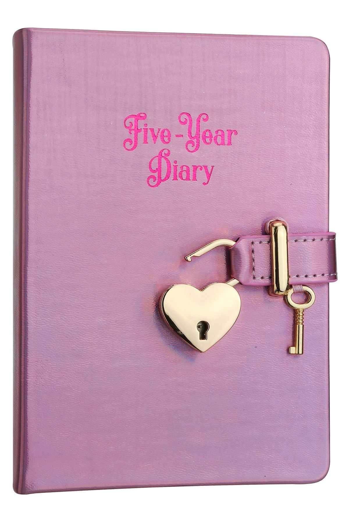 Victoria's Journals 5 Yıllık Tarihsiz Ajanda Hush Hush Kilitli Rose Gold