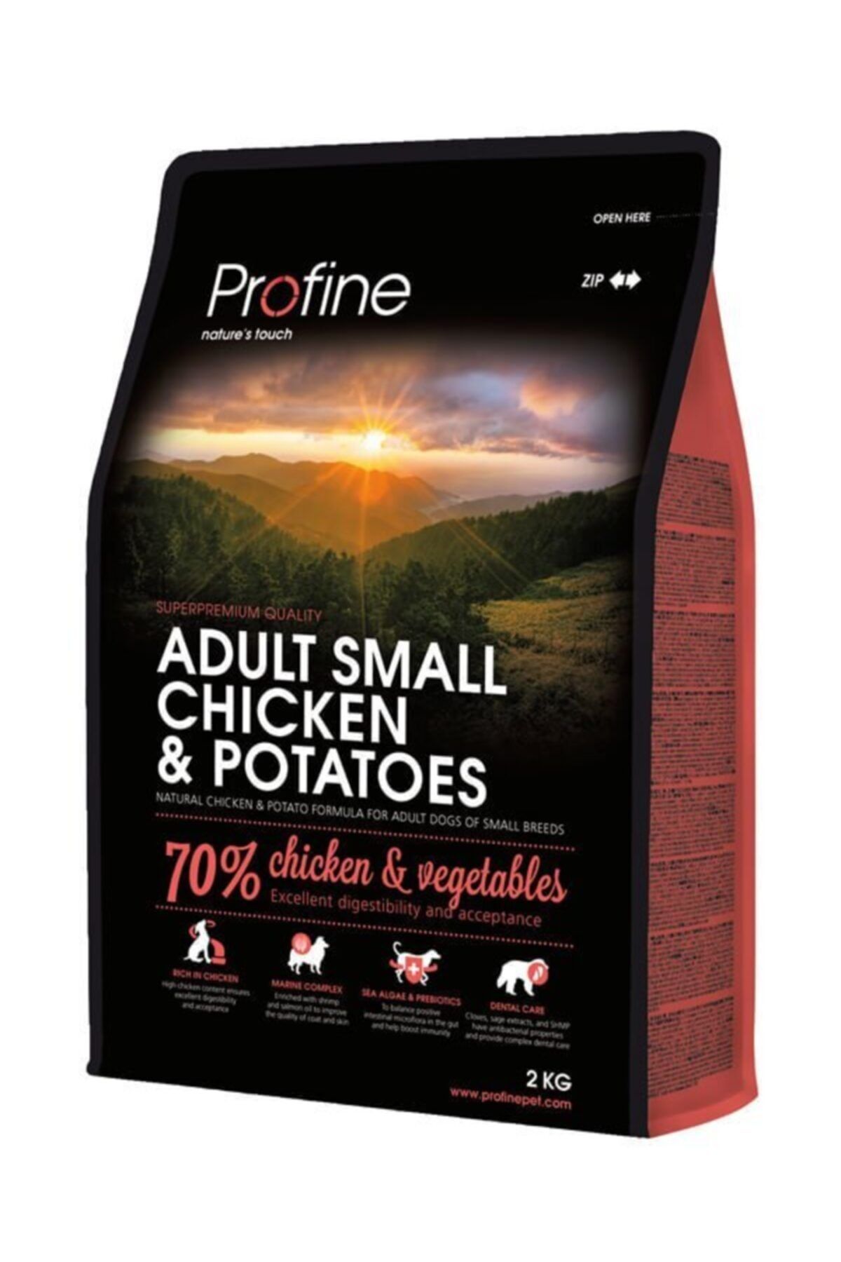 Profine Adult Small Tavuklu Ve Patatesli Küçük Irk Yetişkin Köpek Maması 2 Kg