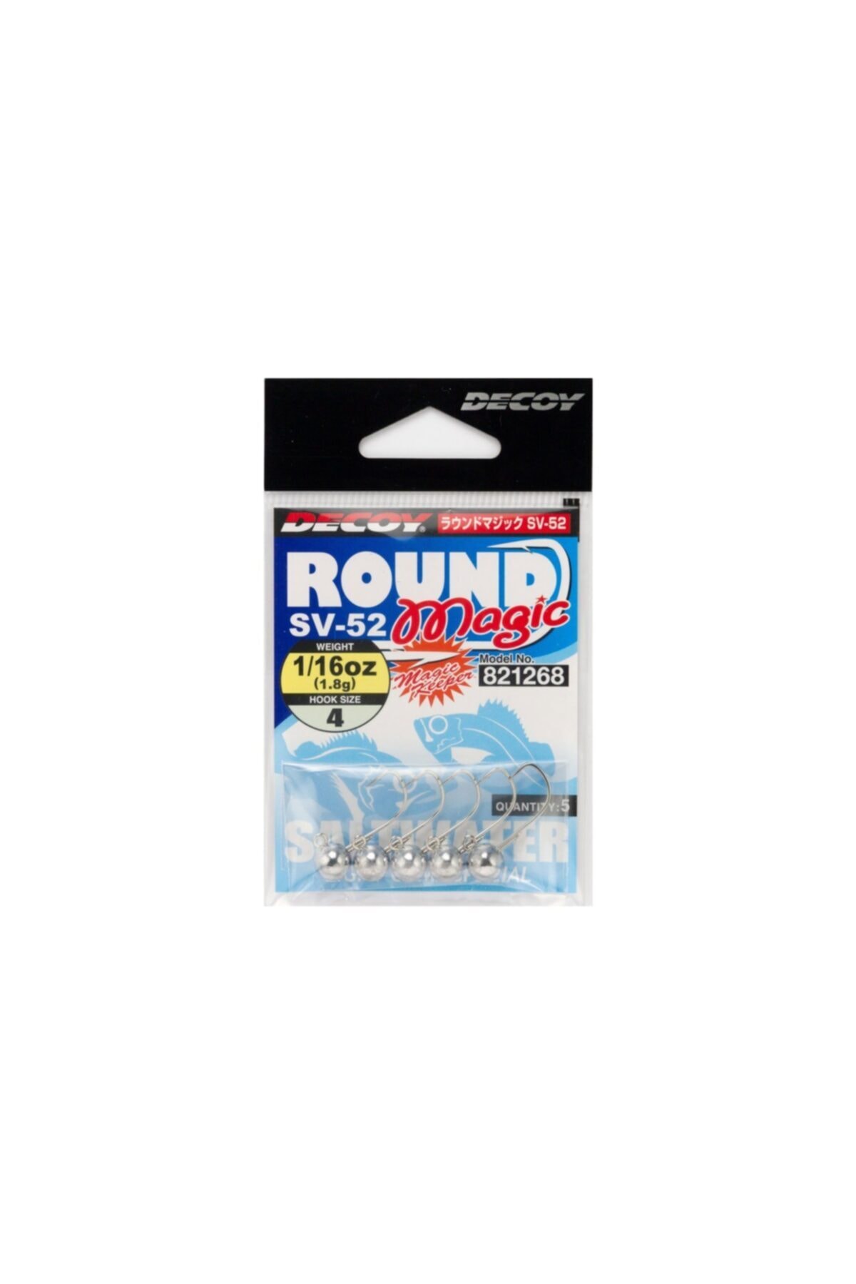 Decoy Sv-52 Round Magic Jh Jig Head 4 No 0,9gr