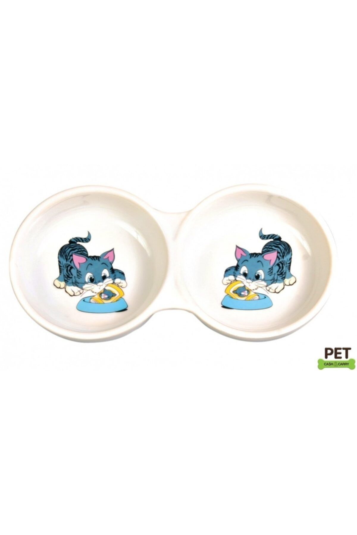 Trixie Kedi Mama Su Kabı, Porselen 2x0,15 lt