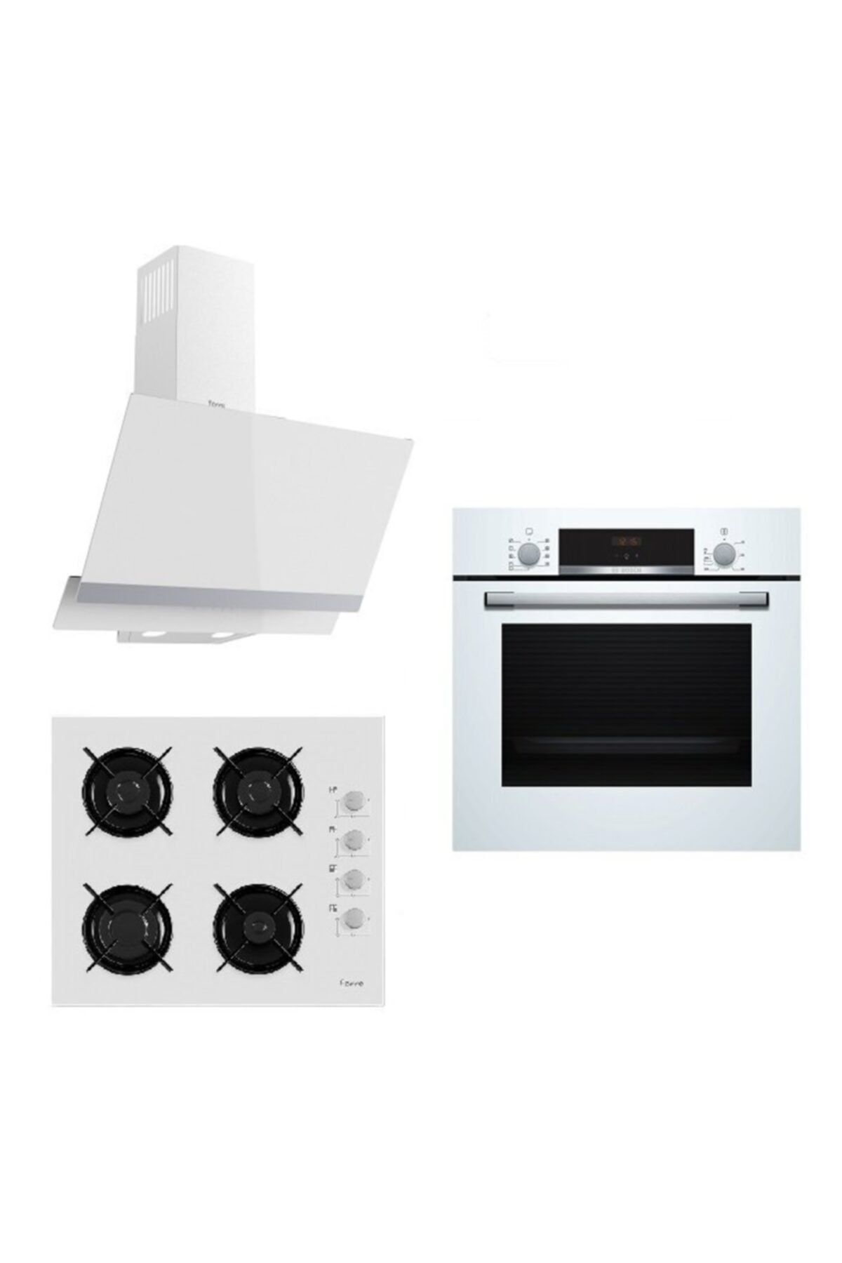 Bosch &ferre Daylight Ankastre Set151 (hbf514bw0t+b2140ce+d026)