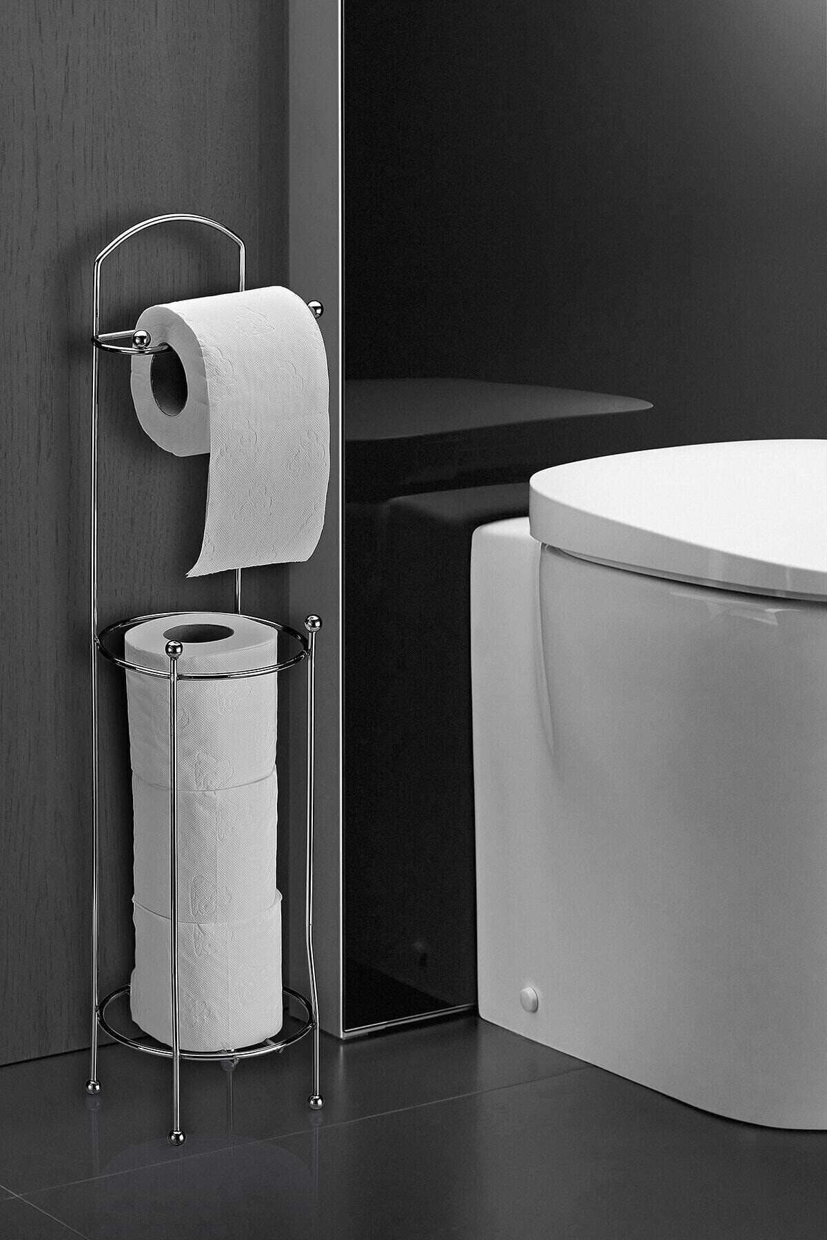 Ensa Shop Yedek Hazneli Wc Kağıtlık Yedekli Tuvalet Kağıtlığı