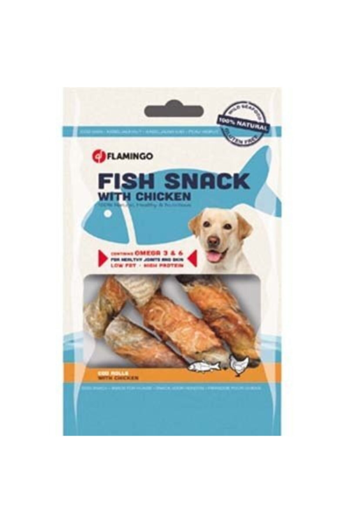 Flamingo Fish Snack Morina Balıklı Köpek Ödülü 85 gr