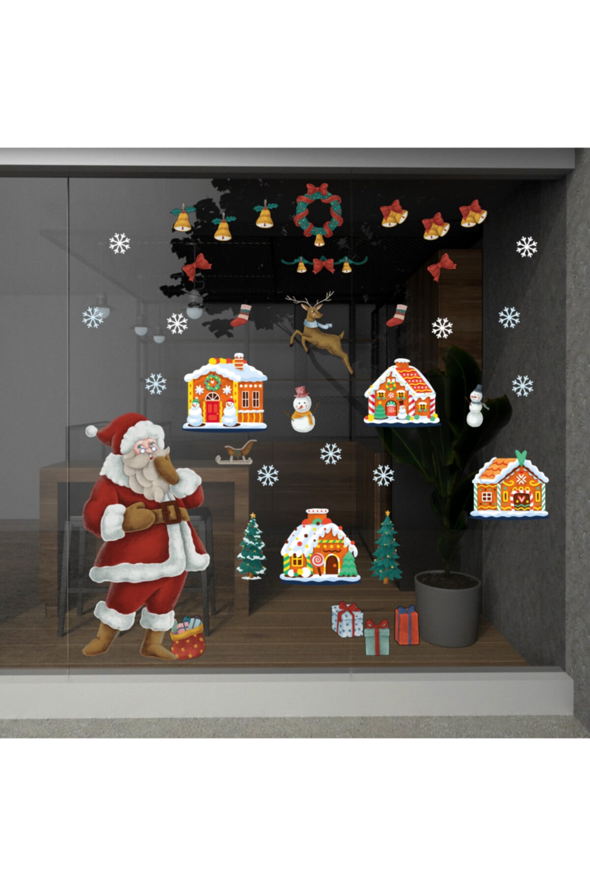 Tilki Dünyası Yılbaşı Çocuk Odası Duvar Sticker