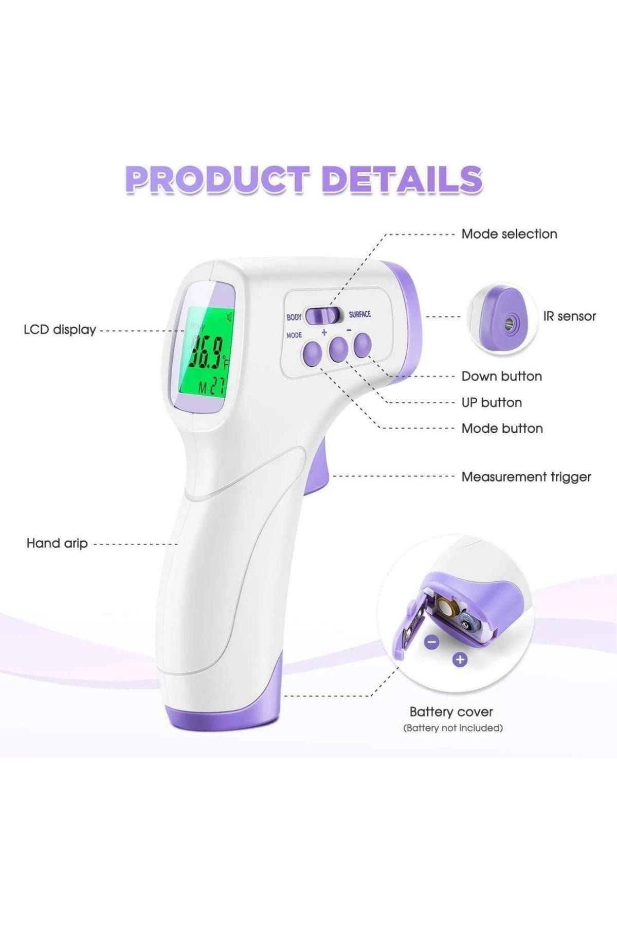 Oritronic Temassız Dijital Ateş Ölçer