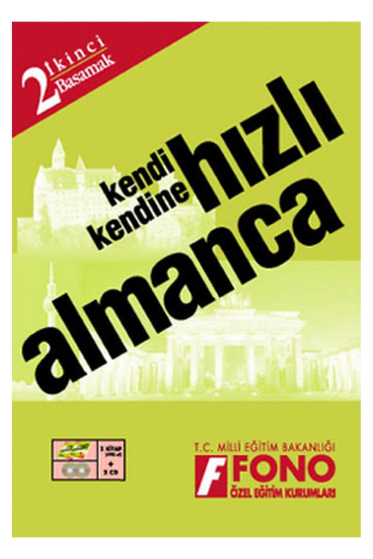 Fono Yayınları Hızlı Almanca 2. Basamak (2Kitap + 3 CD)