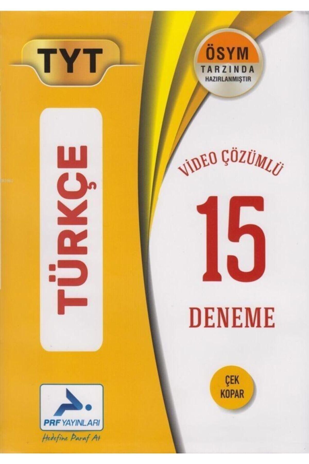 PRF Paraf Yayınları Tyt Türkçe Video Çözümlü 15 Deneme