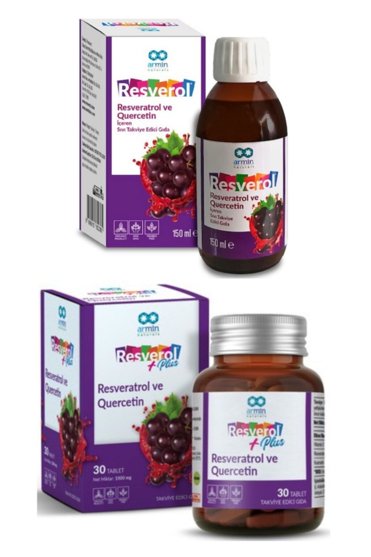 armın Resverol 150ml + Resverol Plus 30 Tablet
