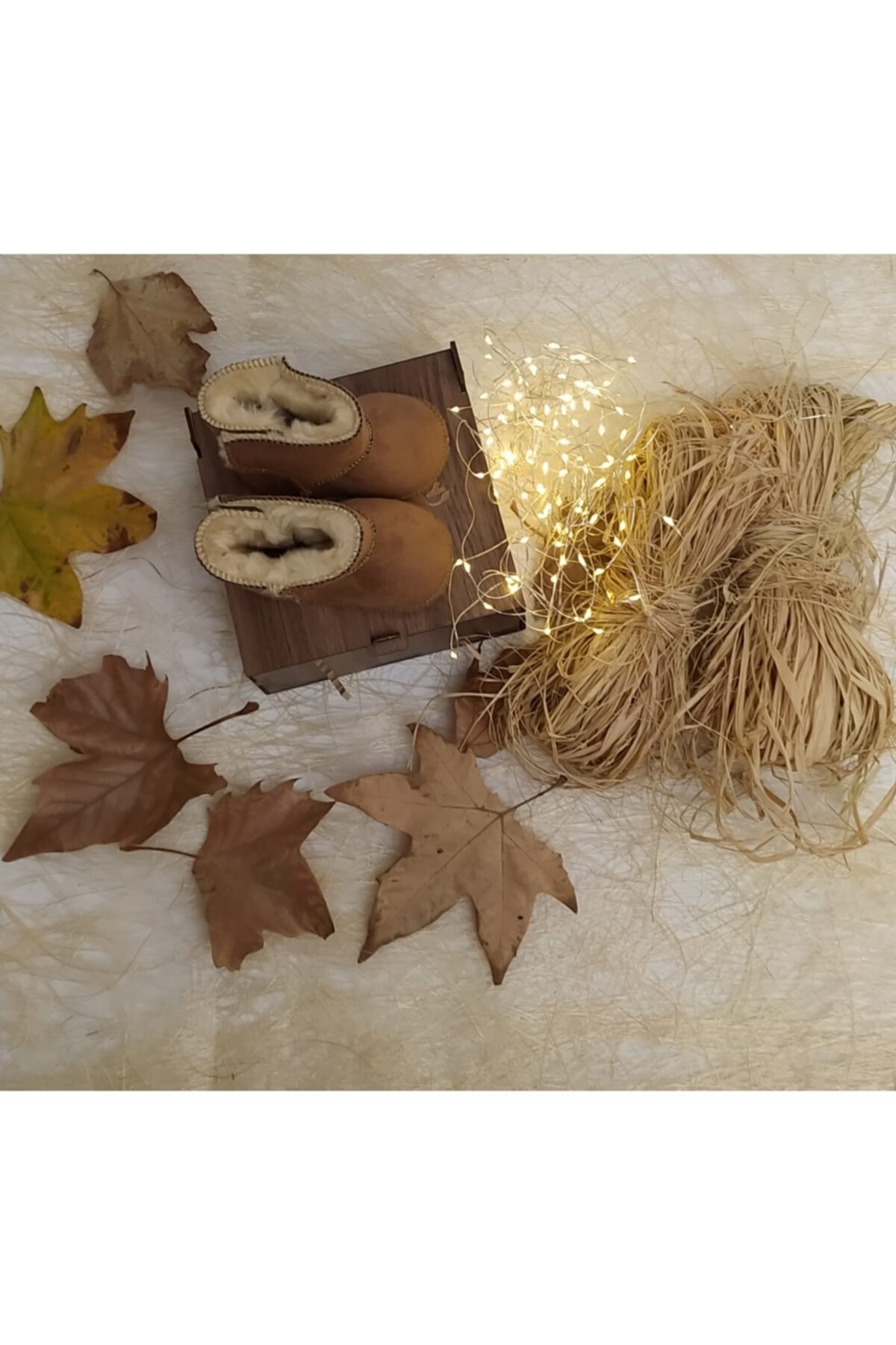 BON CHİC BABY Bebek & Bebek Ayakkabı Yenidoğan Bootie Kahverengi