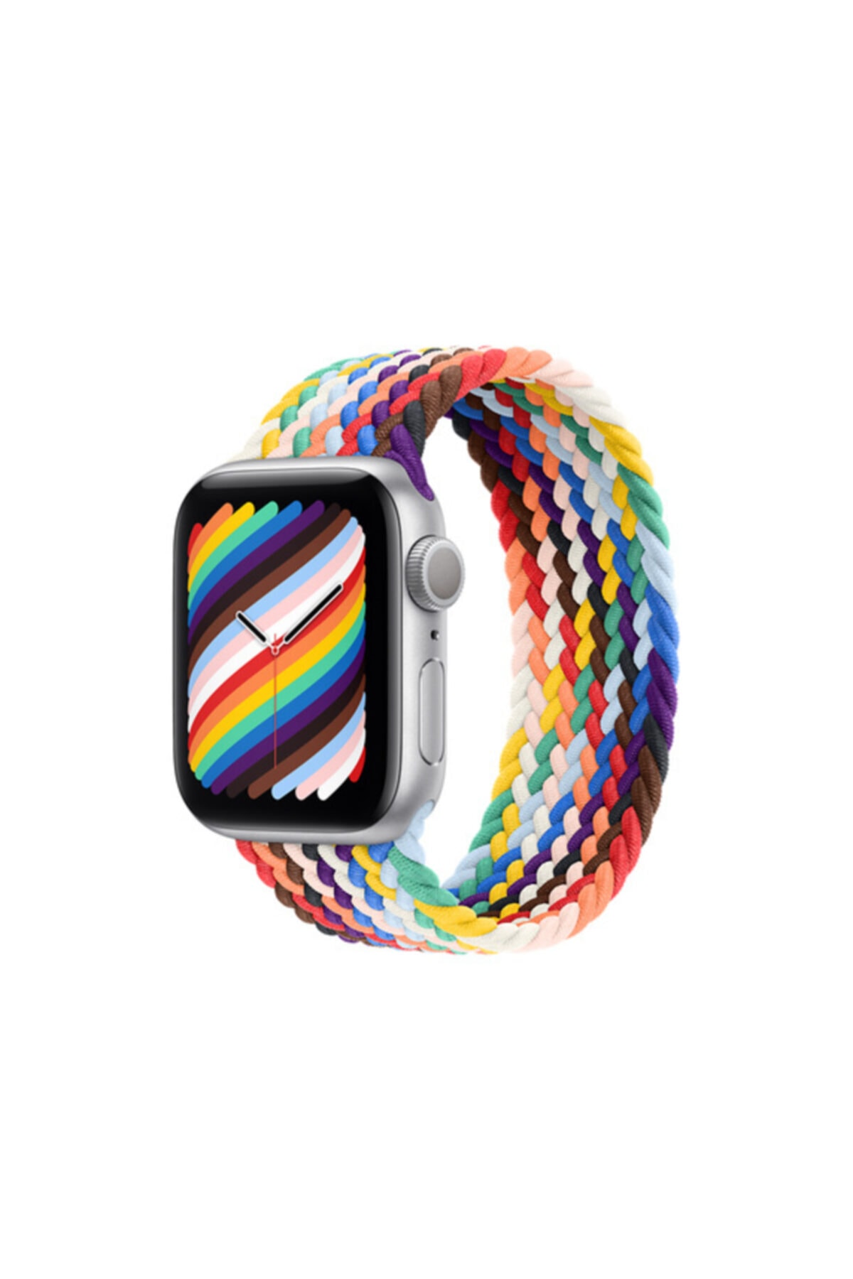 Apple Watch 1 2 3 4 5 6 7 Se Nike 42mm 44mm 45mm Uyumlu Kordon Kayış Bileklik Örgülü Band Small