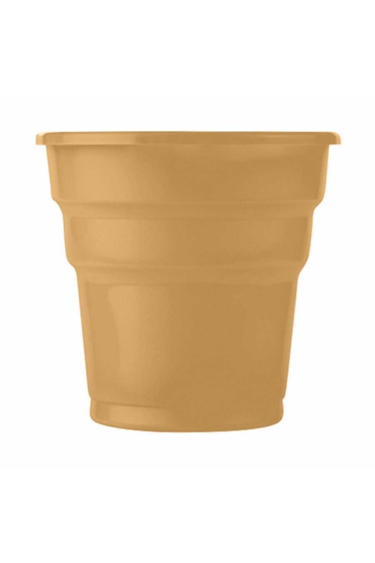 OZCMAX Plastik Meşrubat Bardağı Altın Renk 180cc-7oz 25li