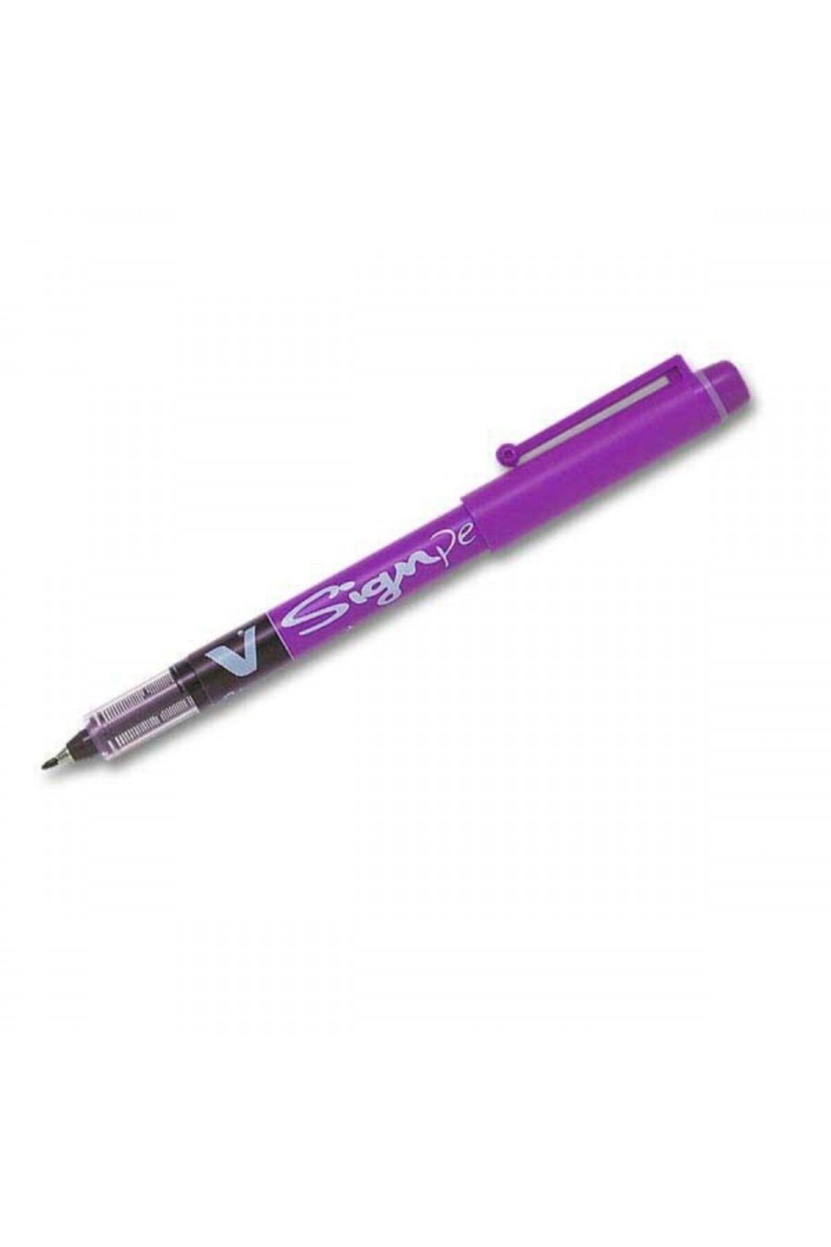 Pilot V Signpen 2mm Imza Kalemi Mor
