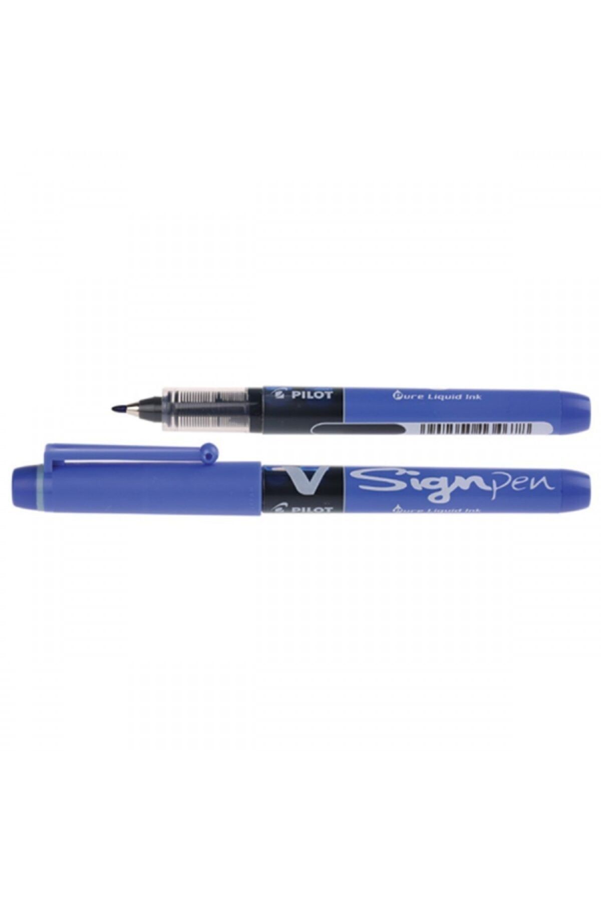 Pilot V Signpen 2mm Imza Kalemi Mavi