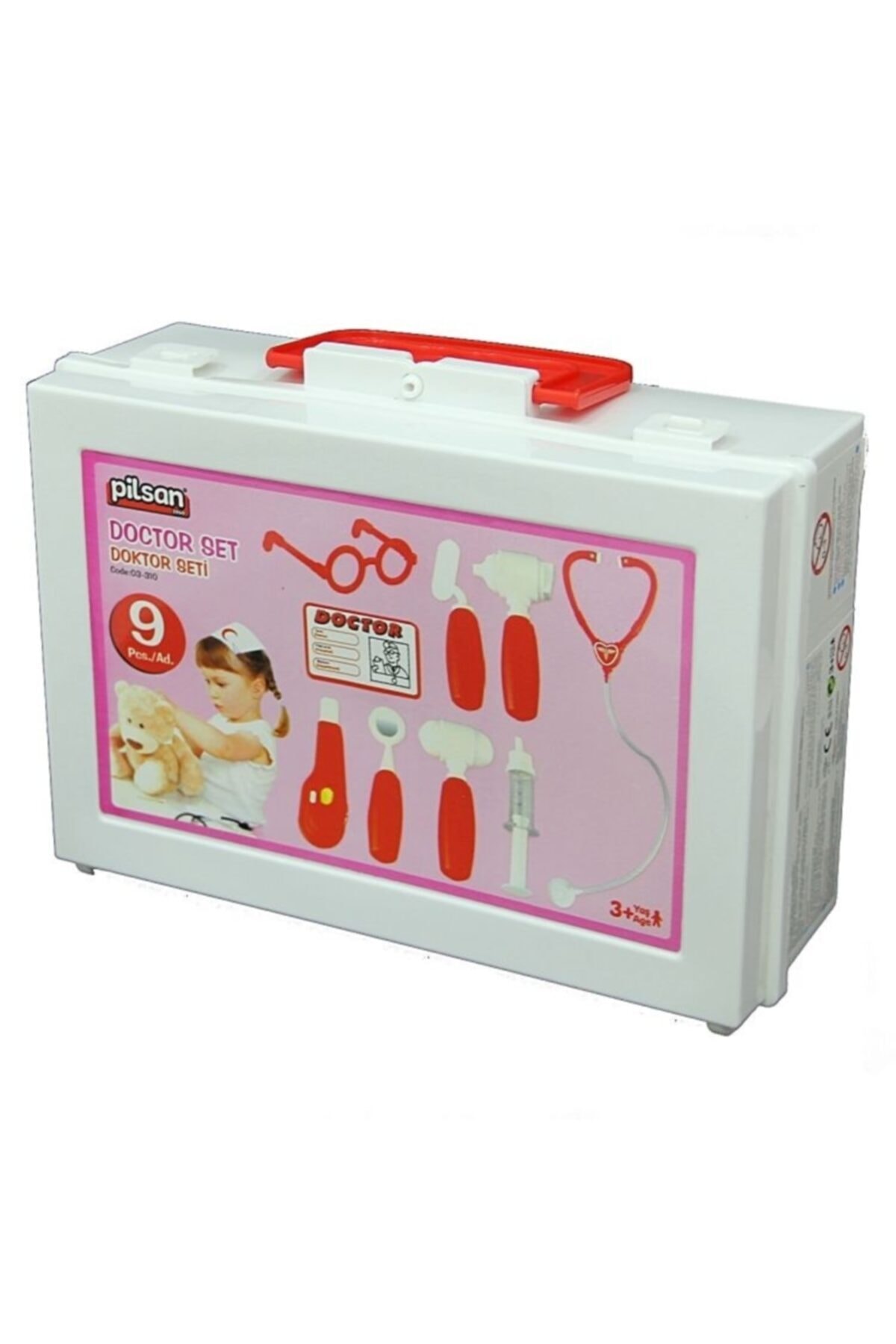 Burnis Toy Yılbaşı Çantalı Doktor Seti Kırmızı Kampanya