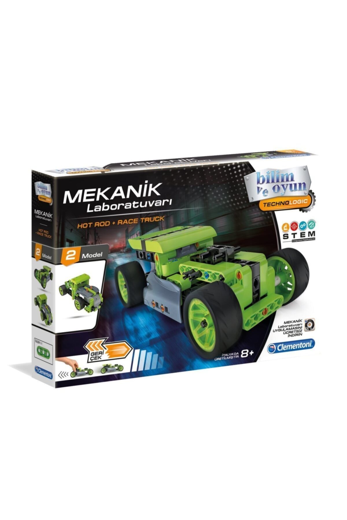 CLEMENTONI 64959 Mekanik Laboratuvarı - Hot Rod Ve Race Truck / +8 Yaş