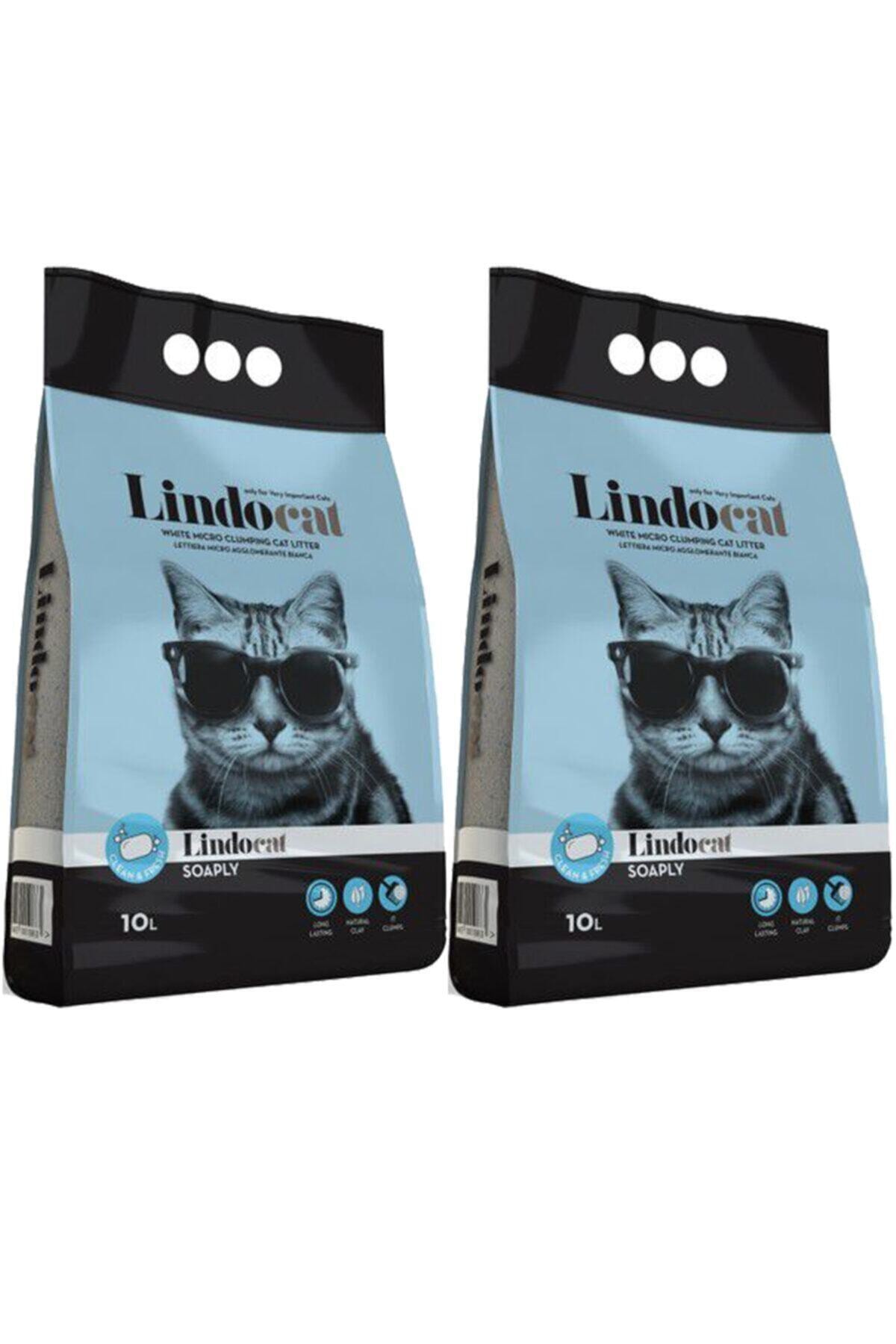 Lindo Cat Lindocat Marsilya Sabun Kokulu Topaklanan Ince Taneli Kedi Kumu 10 Lt 2 Adet