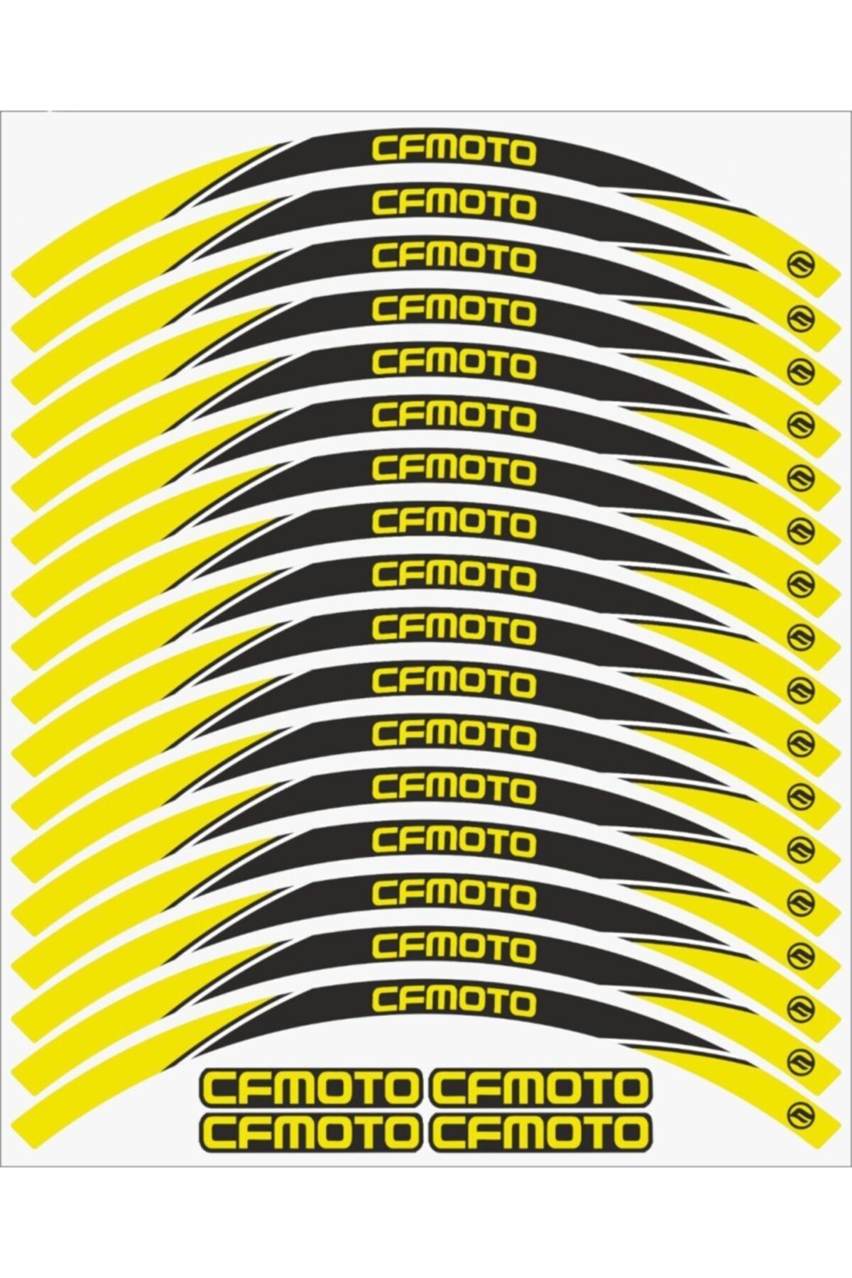 monero Cf Moto 250 Sr Jant Şeridi Sarı