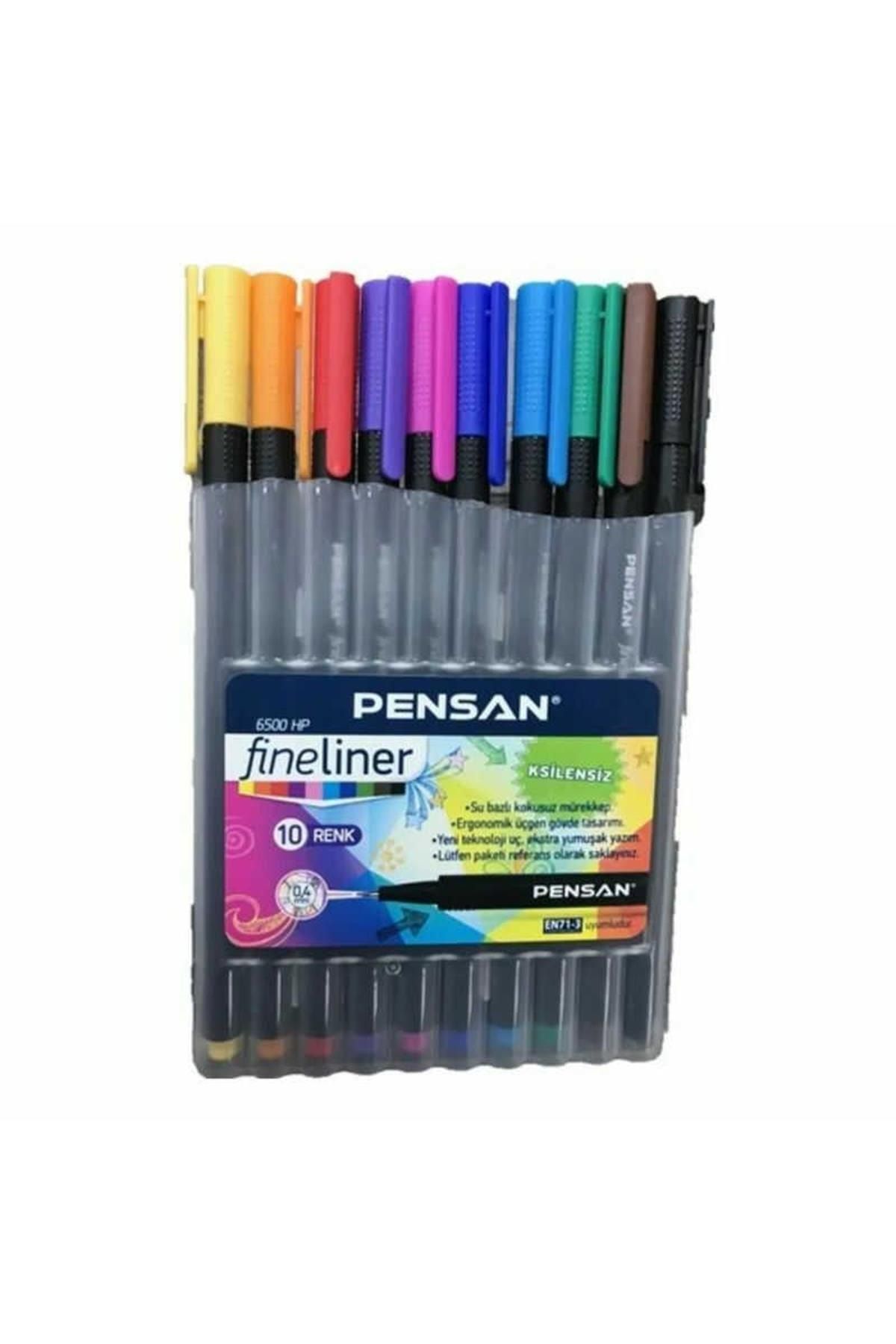 Pensan Marka: 6500 Fineliner Kalem 10 Lu Paket Kategori: Kurşun Kalemler