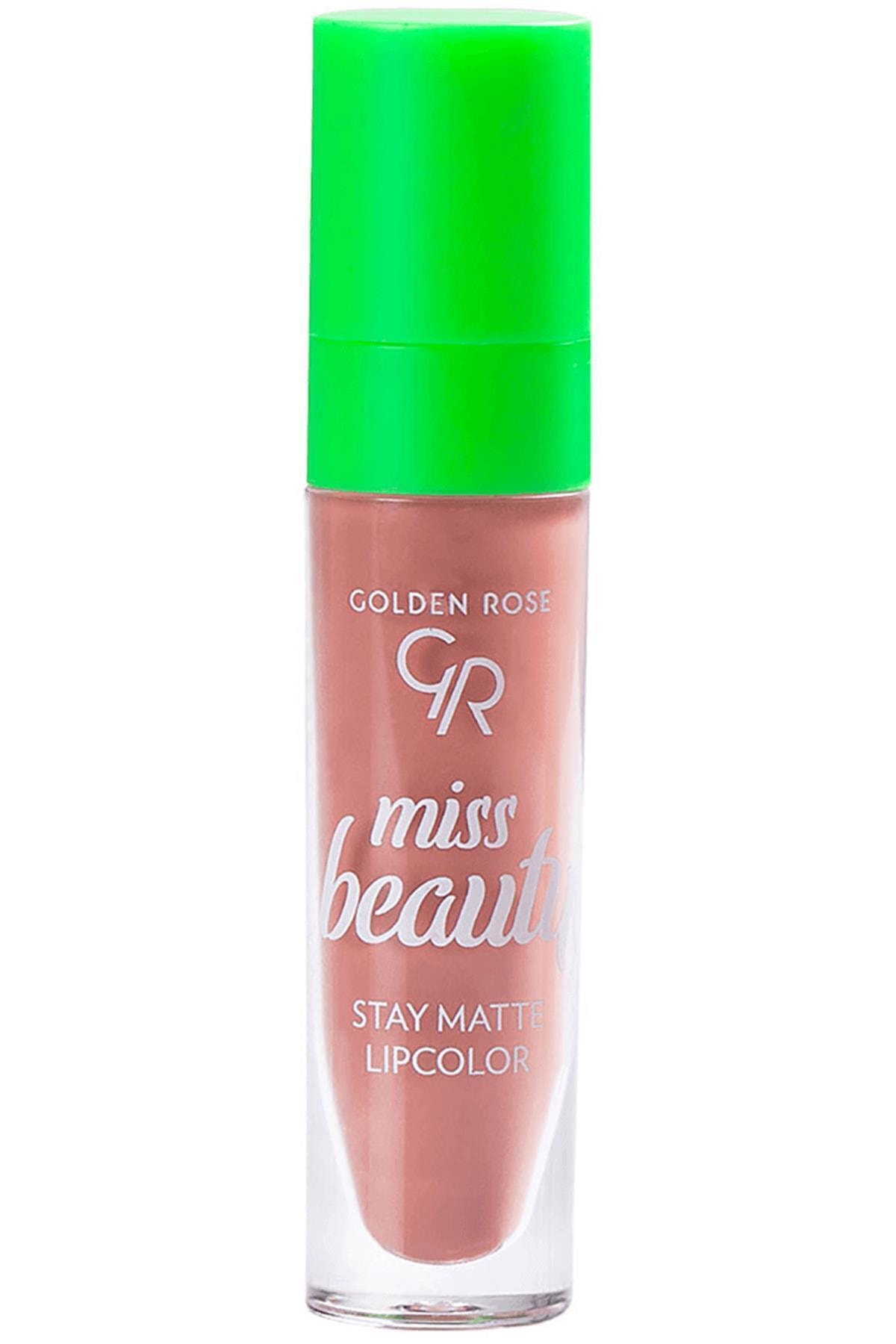 Golden Rose Marka: Miss Beauty Stay Mat Ruj Warm Kiss No: 02