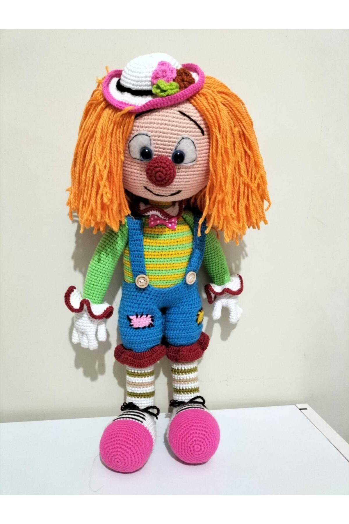 Lalin desing Amigurumi Turuncu Palyaço