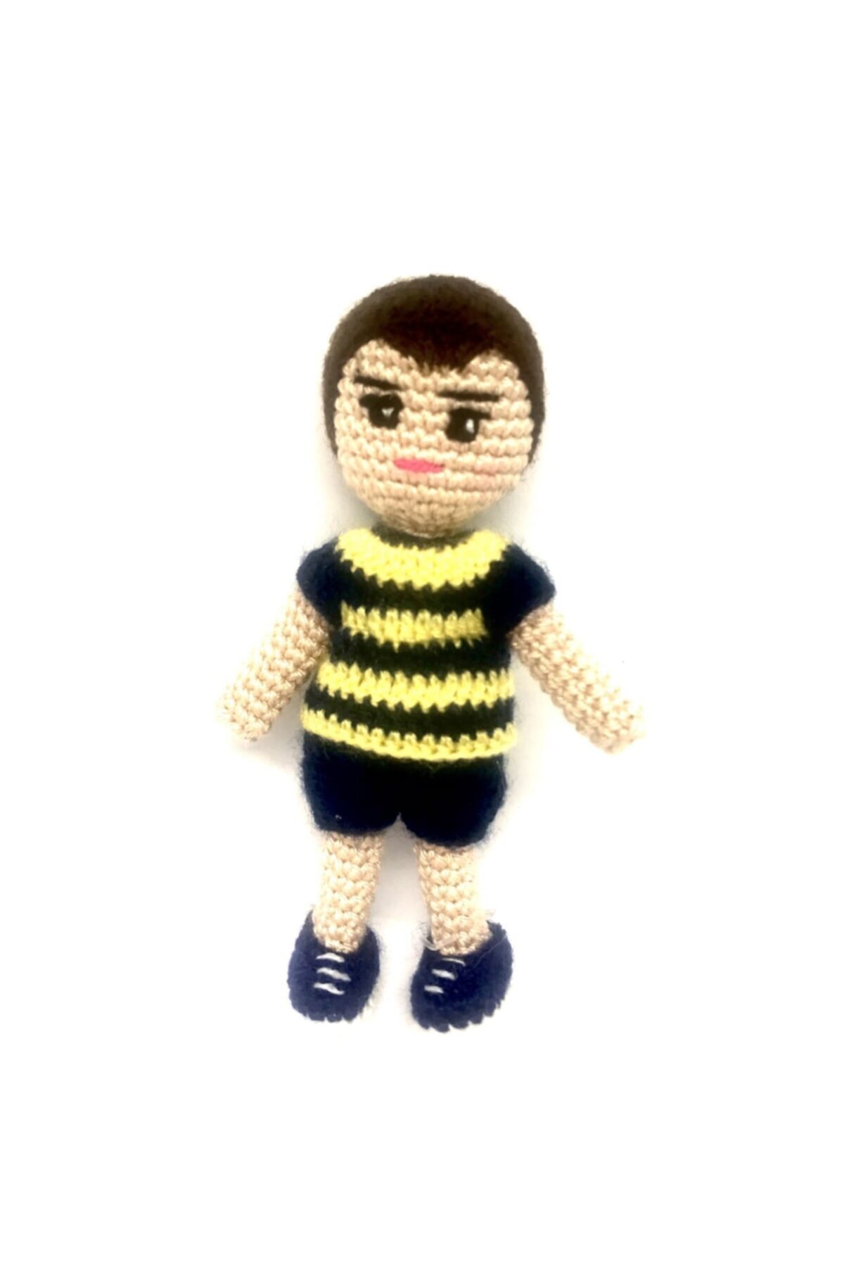 Mutti Design Amigurumi Bebek Evi Ailesi Erkek Çocuk Fenerbahçe Formalı