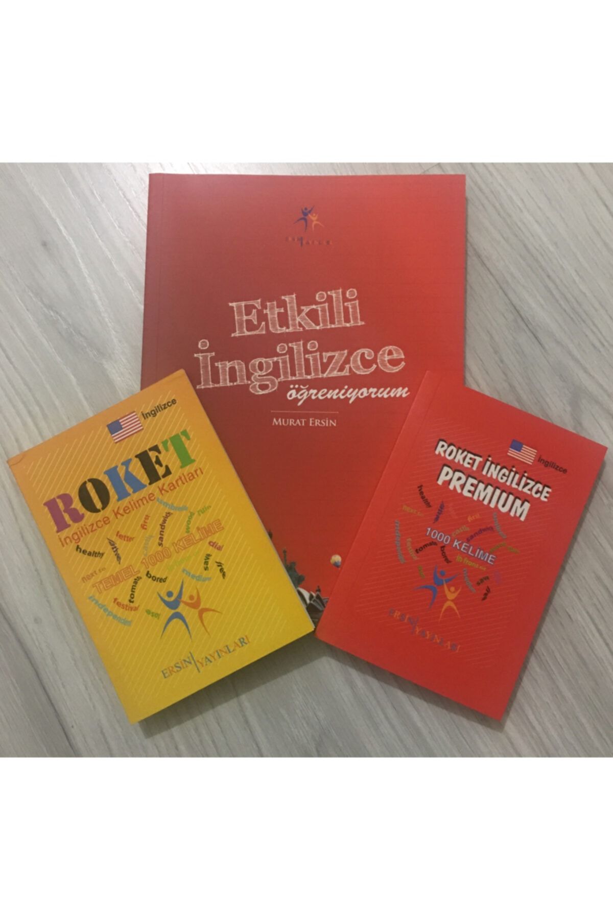 ersin yayınları Ingilizce Eğitim Seti 3 Kitap, 50 Saat Video Ders Linki, 7 Saat Kelime Seslendirme Linki