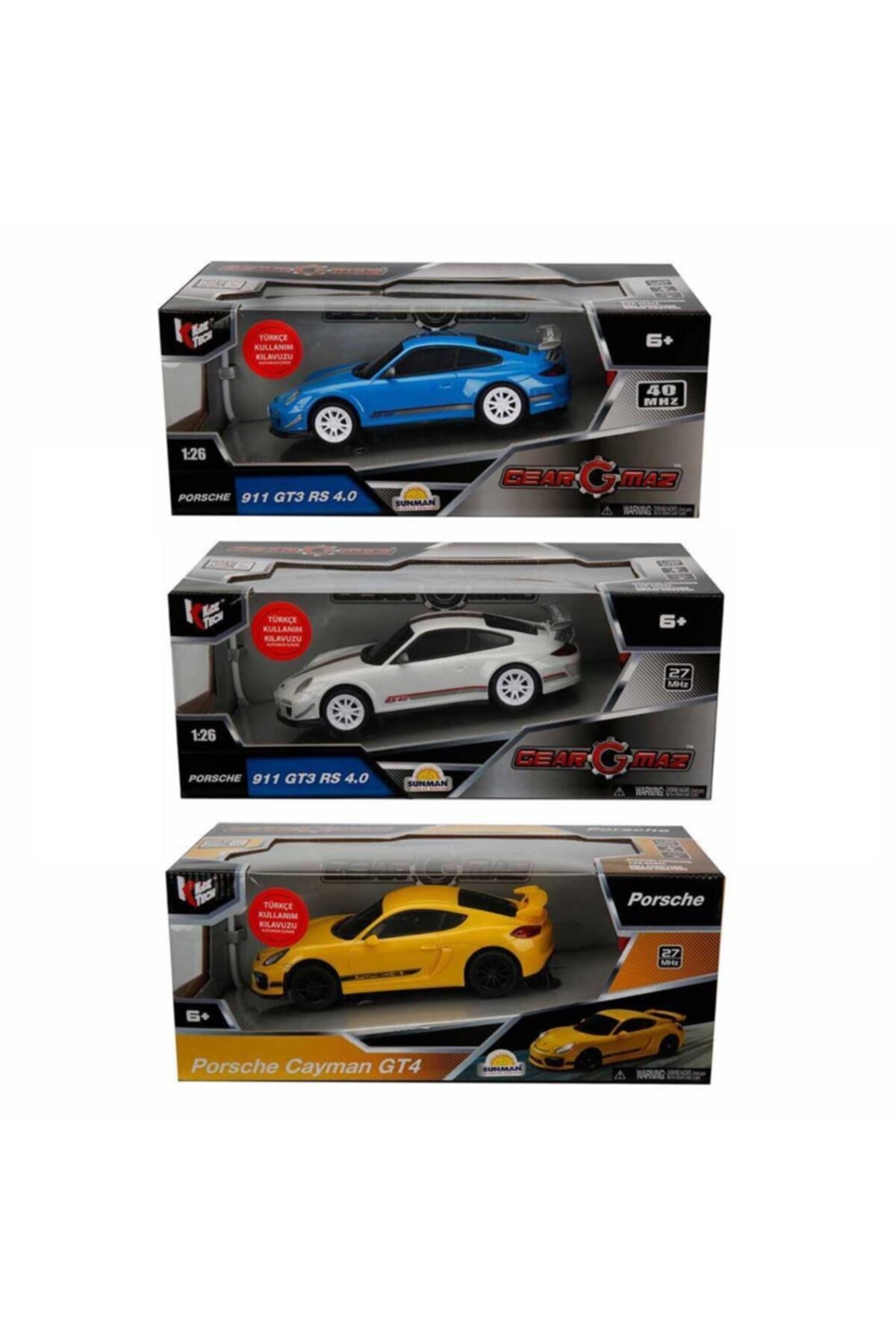 Sunman 1:26 Uzaktan Kumandalı Porsche - 911 Gt3 Rs