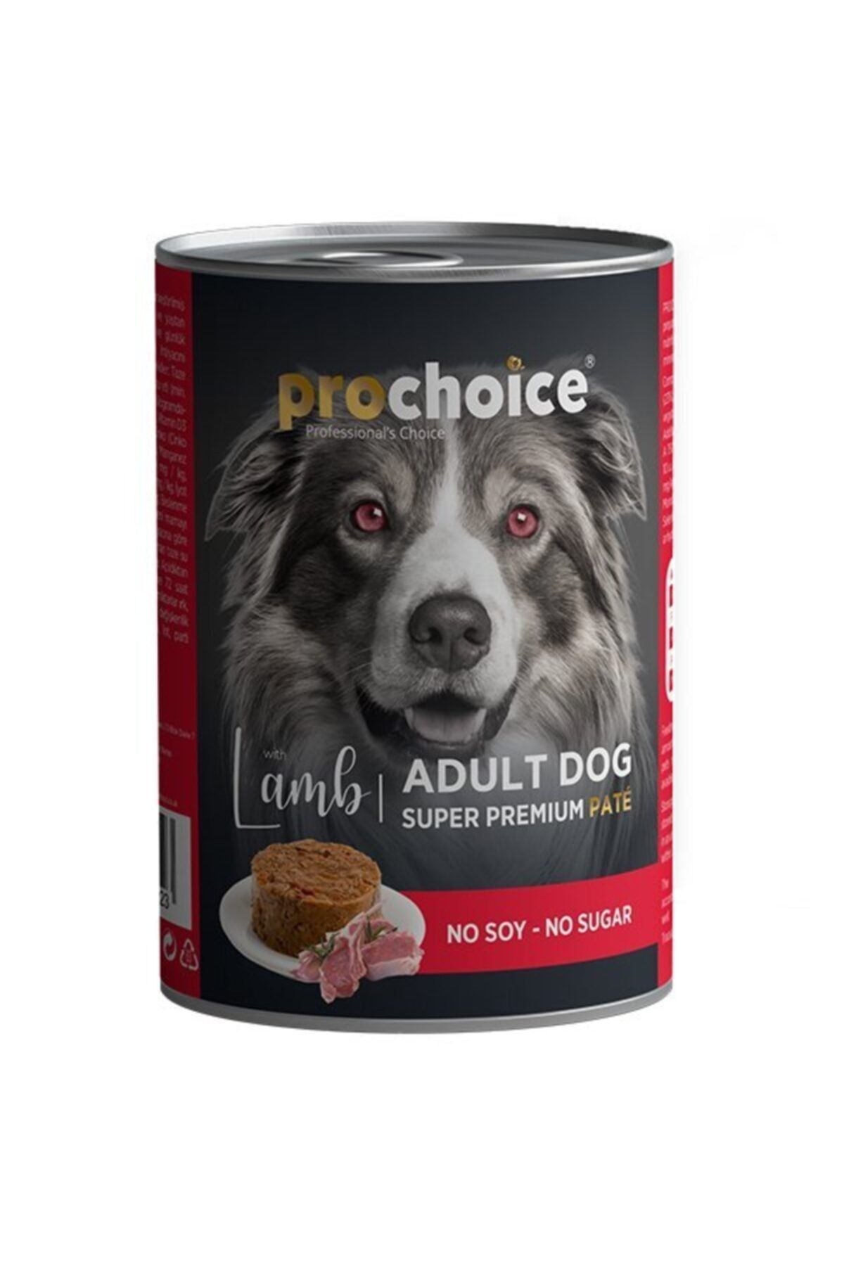 ProChoice Pro Choice Kuzu Etli Şekersiz Ezme Yetişkin Köpek Konservesi 400gr