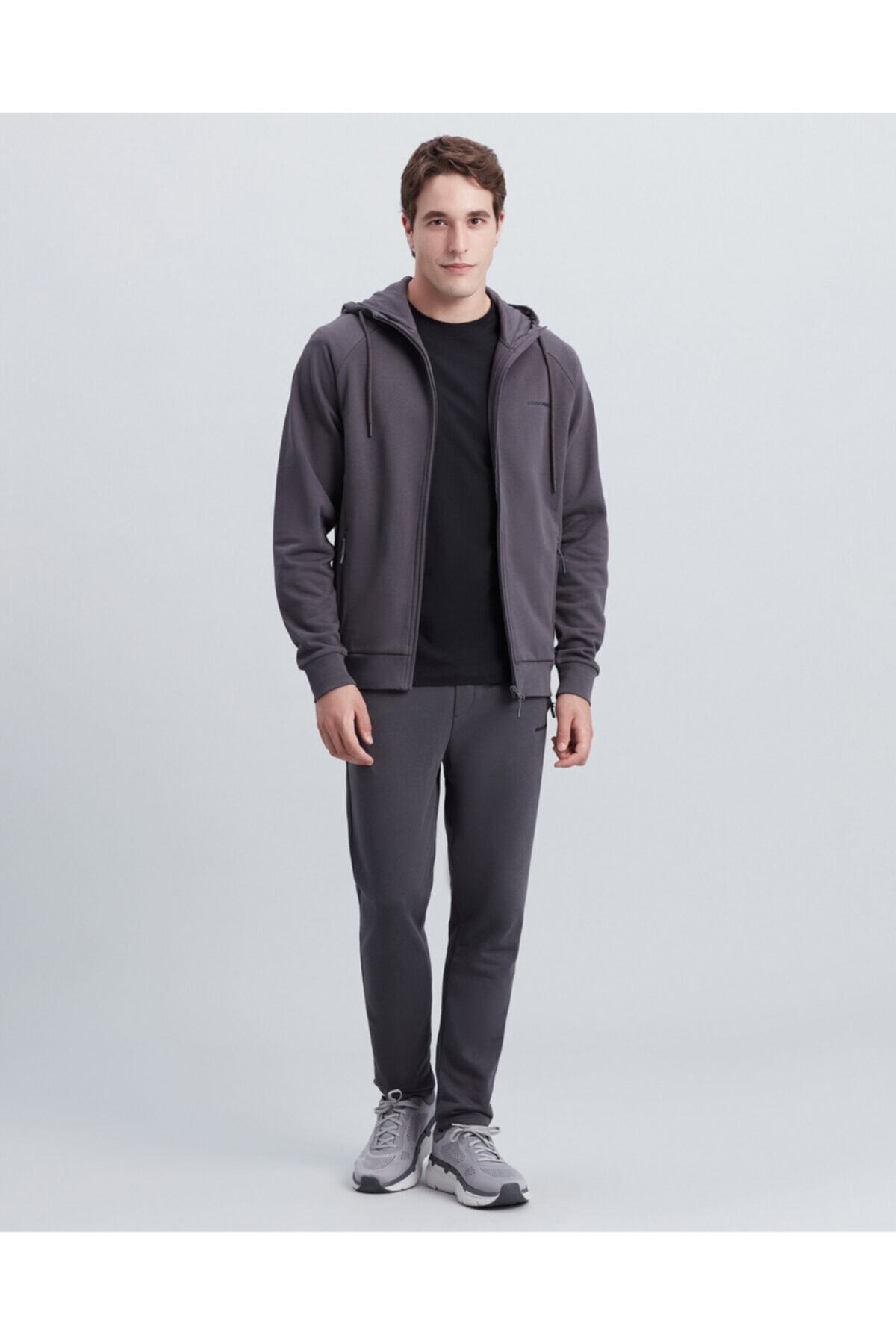 SKECHERS M Lightweight Slim Sweatpant Erkek Gri Eşofman Altı - S212100-003