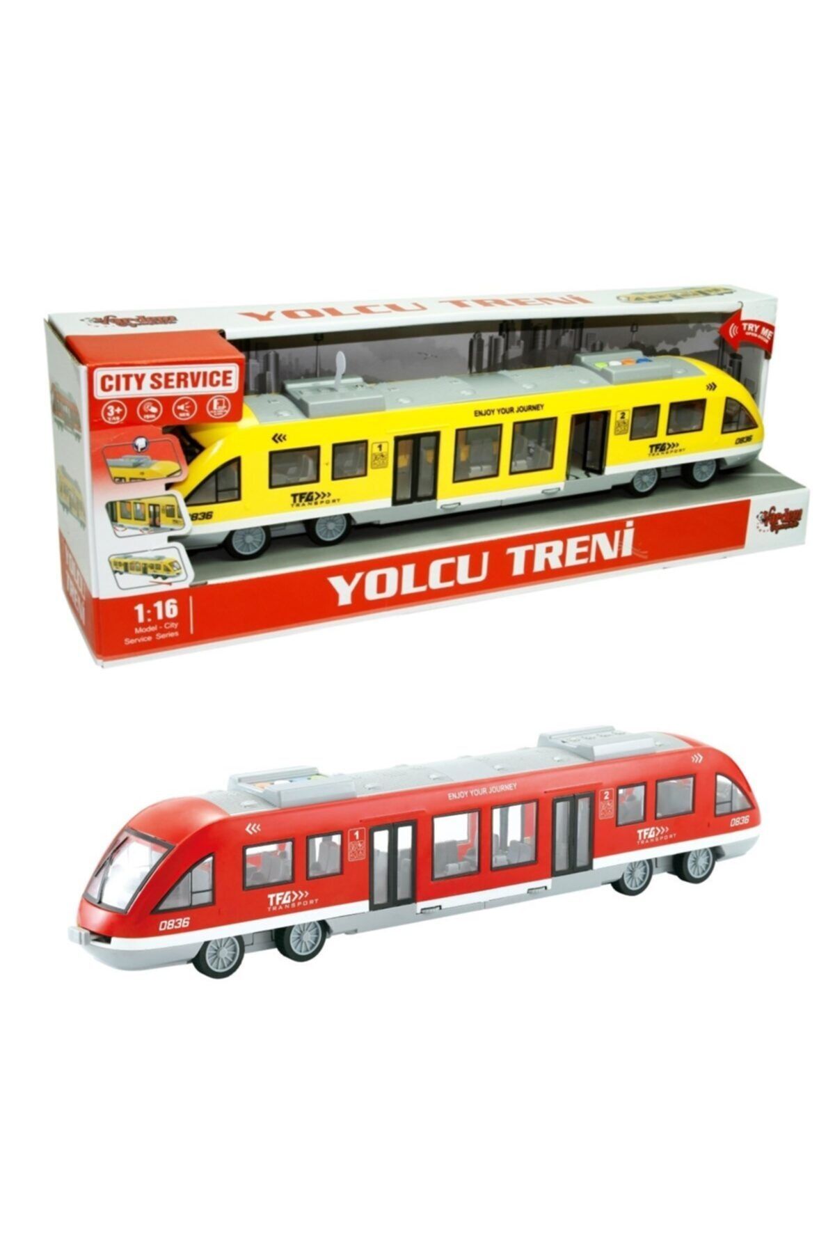 ERPA ToysShop 1:16 Karışık Sürtmeli Sesli Işıklı Araçlar City Service
