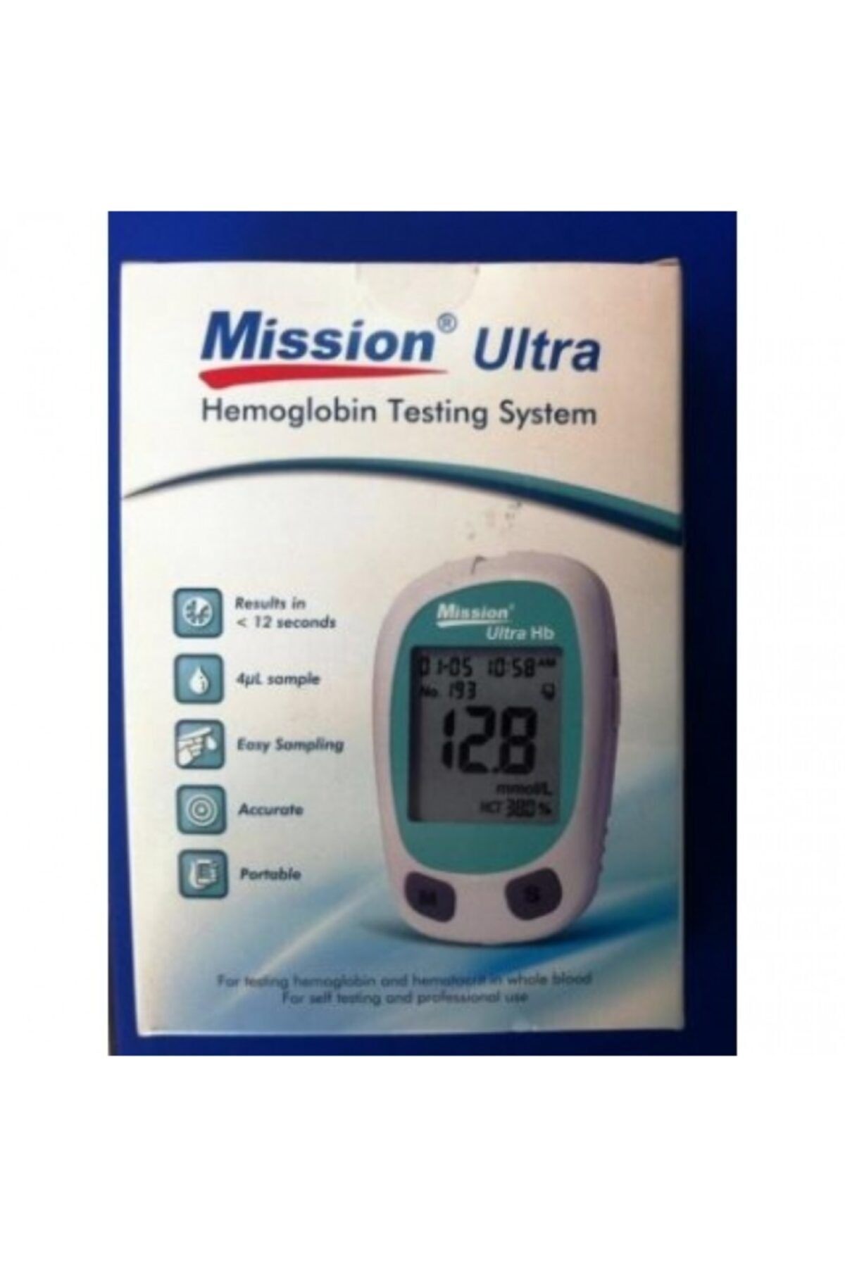 MEDİKAL Acon Mission Ultra Hemoglobin Çok Fonksiyonlu Test Cihazı + 10 Strip