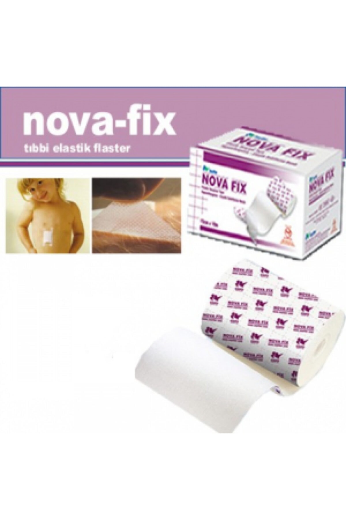 MEDİKAL Tıbbi Elastik Flaster Nova Fix 2,5cm X 5m