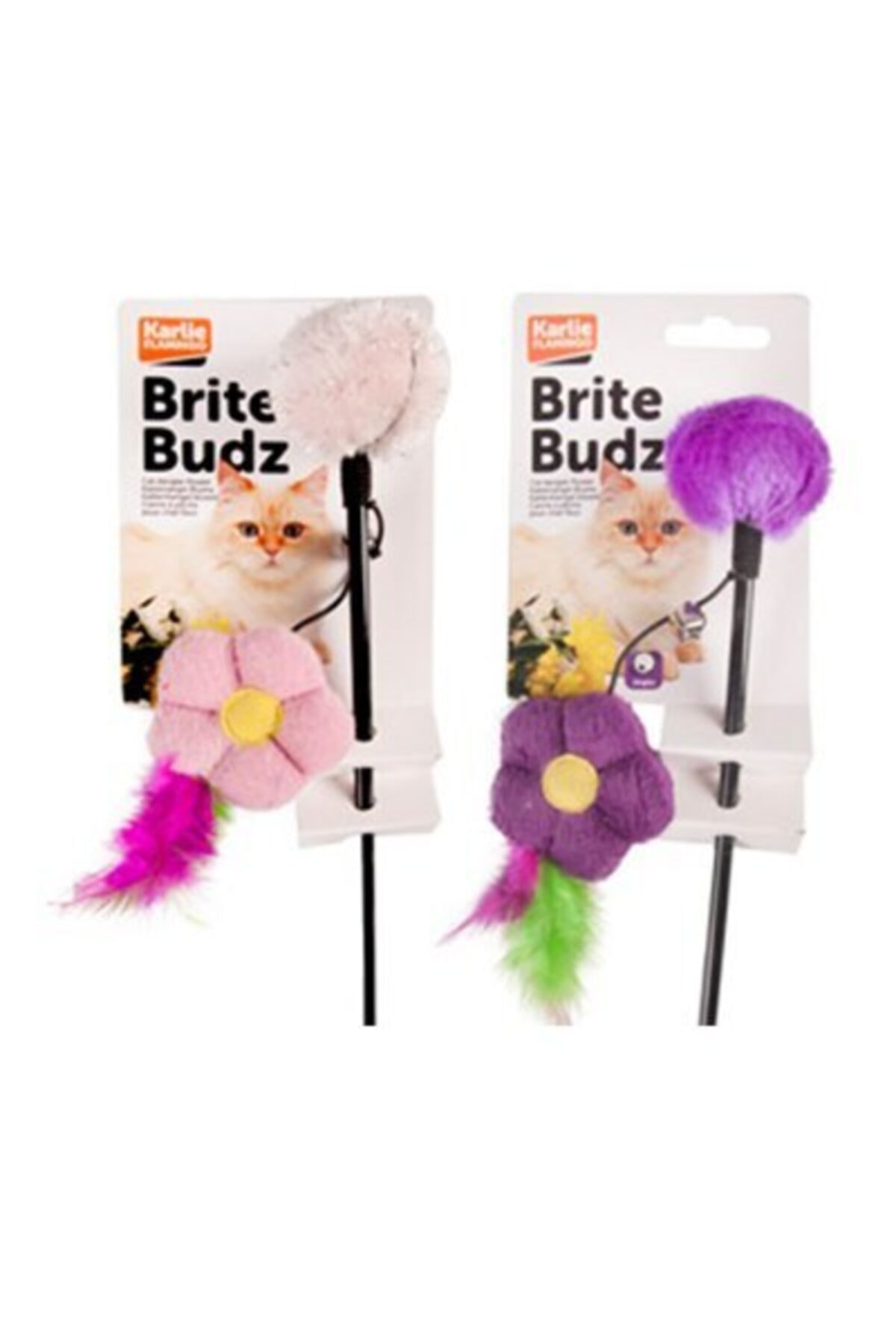Flamingo Çicekli Kedi Oltası 53 Cm