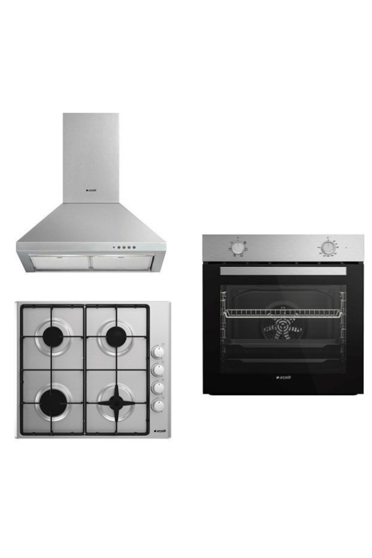 Arçelik Ankastre Set 93 ( ARC P27YI - ARC 705(OMD611) - AFM 130 I )