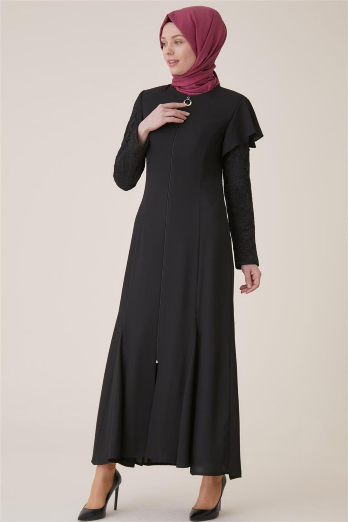 Kayra Volan Kollu Siyah Pardesü