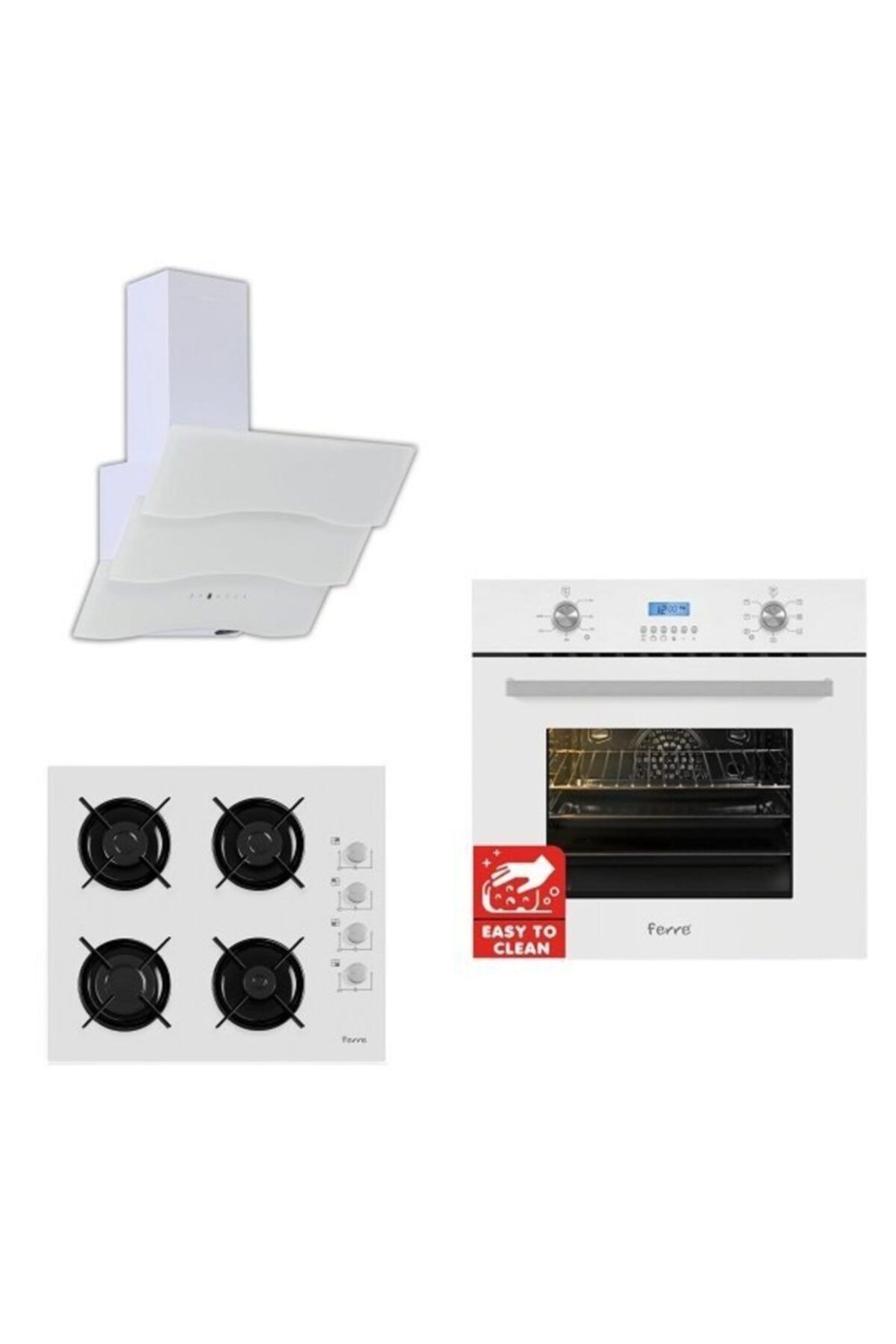 Ferre The New White Magician 3'lü Ankastre Set ( 7001 - B2140 - Bspr 600 )