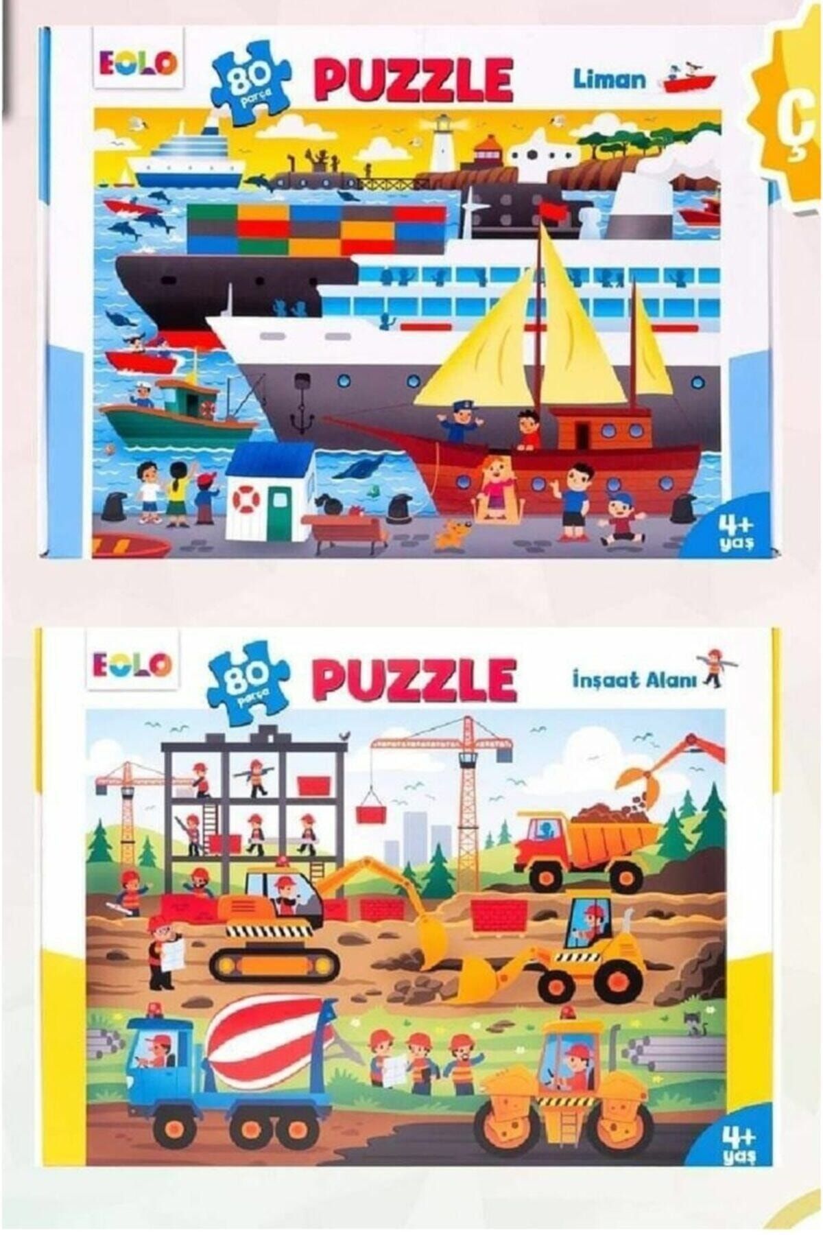 Eolo Yayıncılık 80 Parça Puzzle 2 Adet