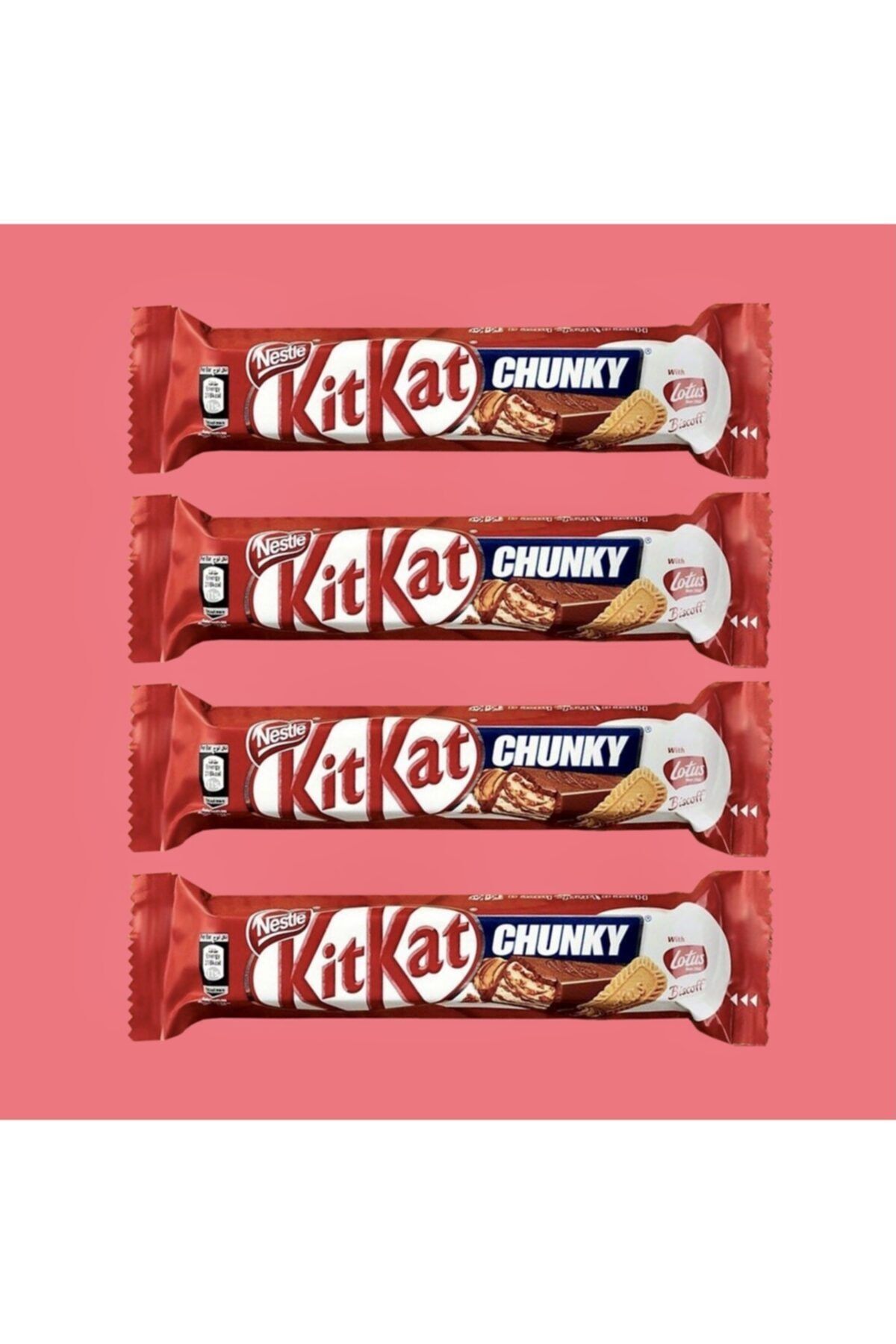 Nestle Kitkat Chunky Lotus Biscoff 4 Adet