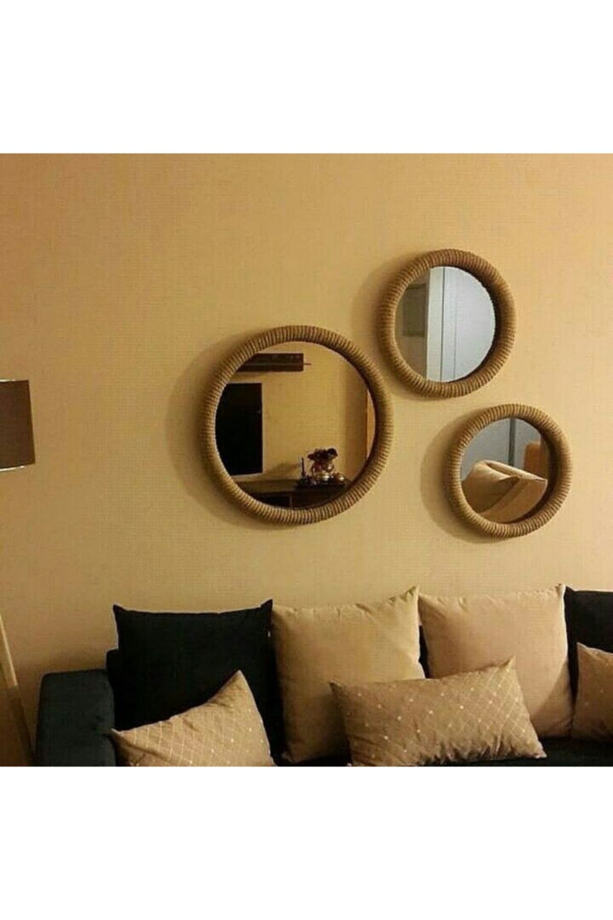 SMYY Bohem Üçlü Tasarım Ayna