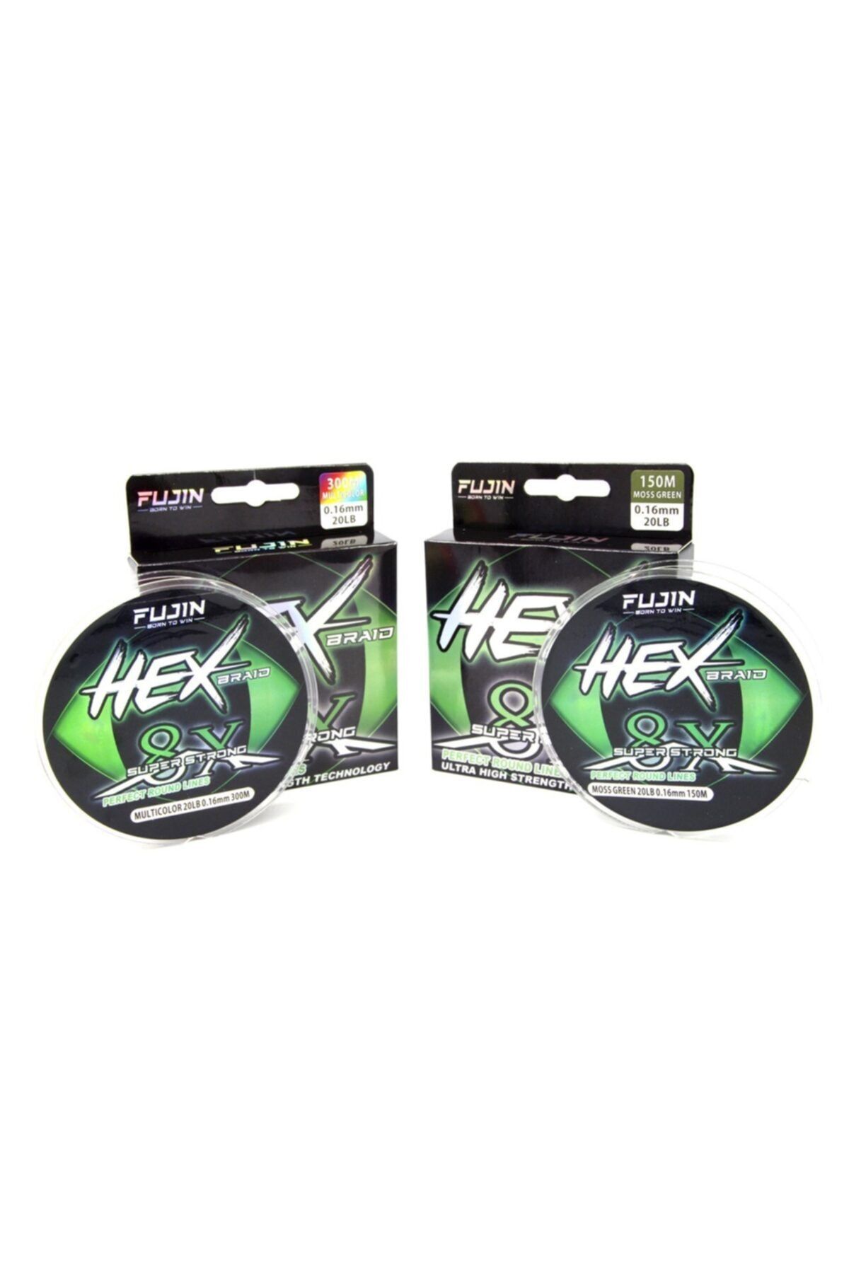 Fujin Hex Braid 8x 150mt Moss Green Pe Ip Misina 0,16mm